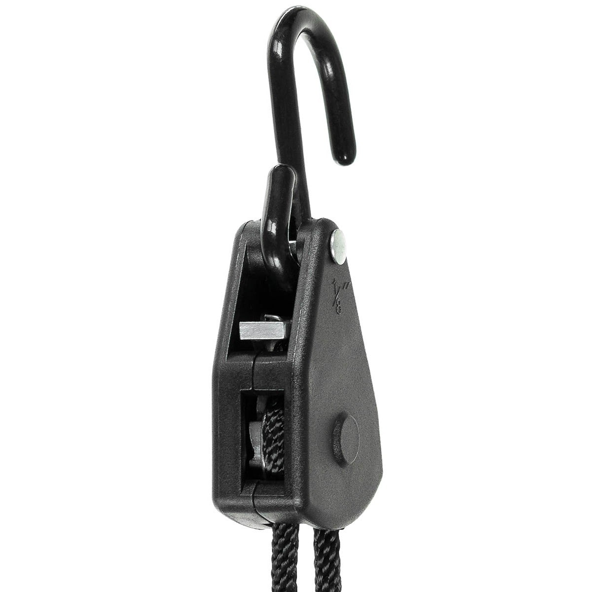 MFH Ratchet Tie Down Kiristysliina 4 mm x 2 m - Black