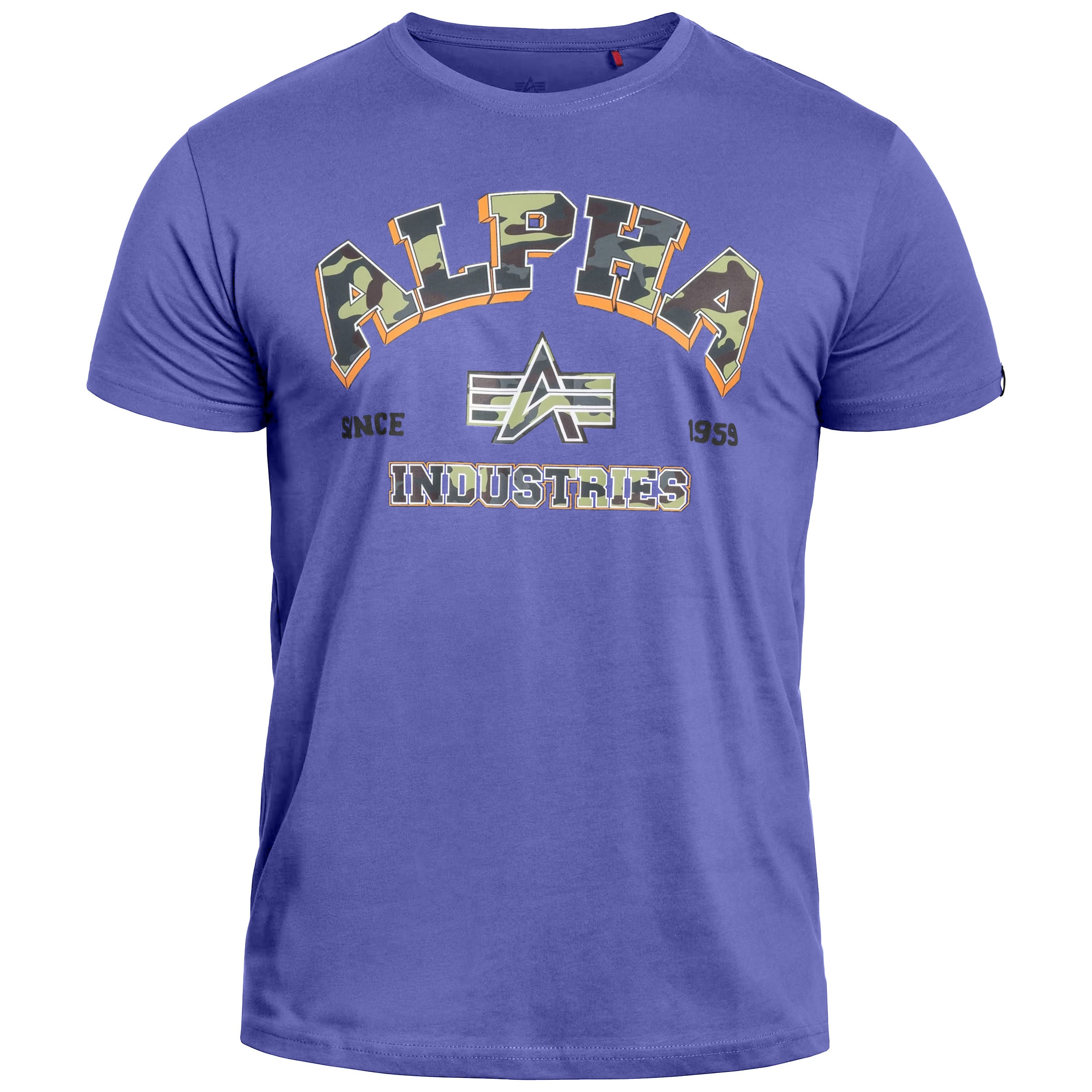 Alpha Industries College Camo T-paita - Night Purple