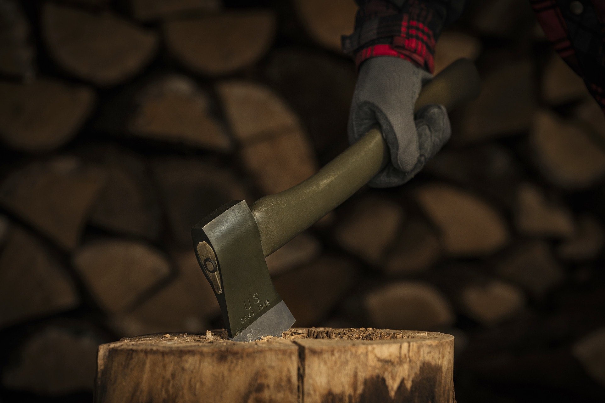 Mil-Tec US Axe Kirves - Olive