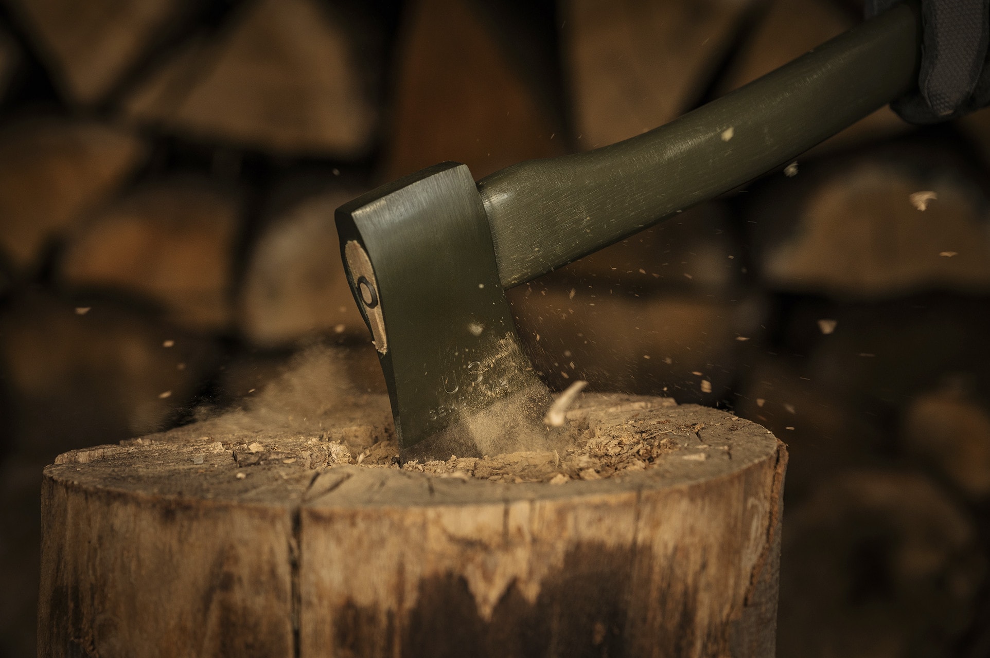 Mil-Tec US Axe Kirves - Olive