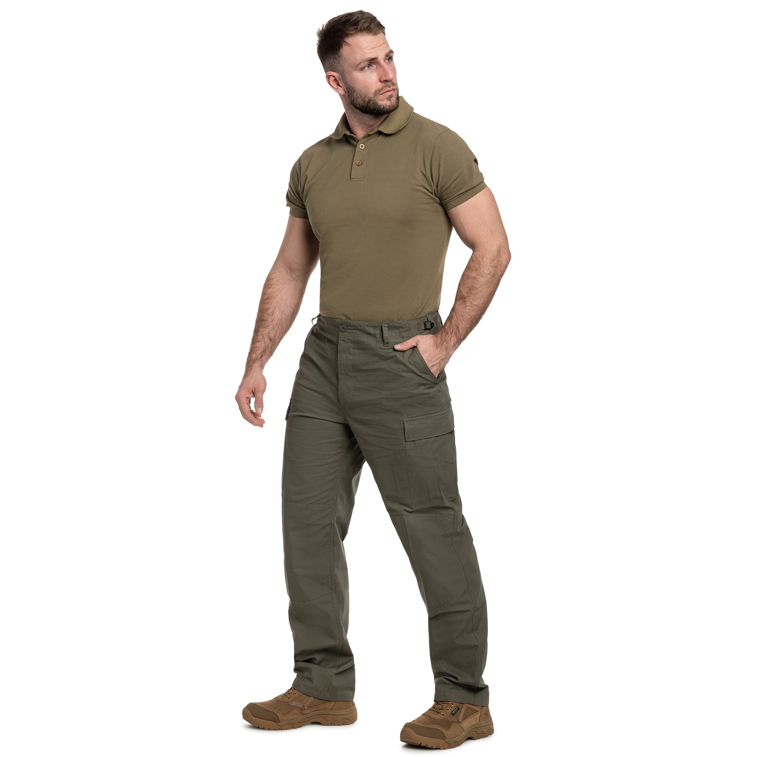 Brandit BDU Rip-Stop Housut - Olive