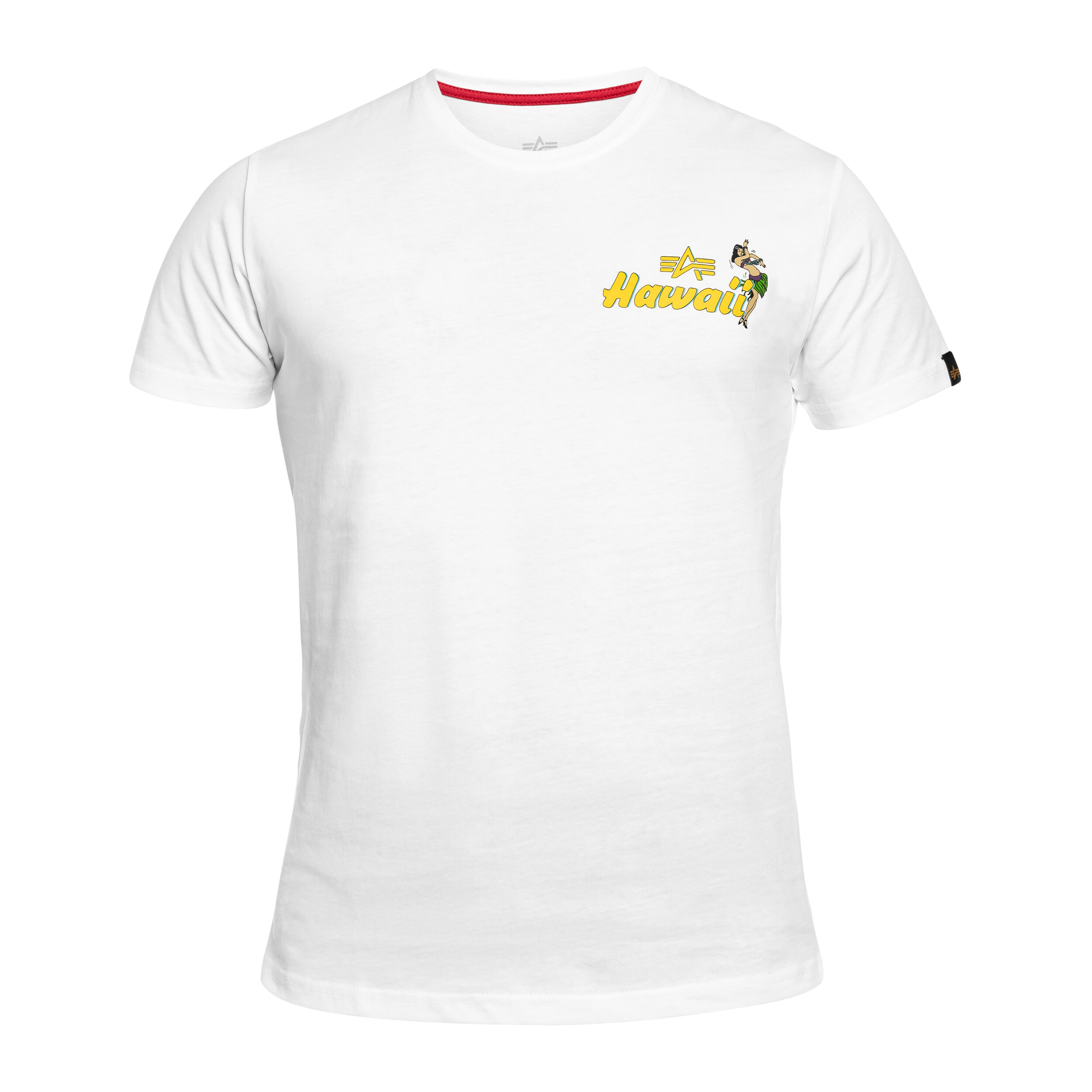 Alpha Industries Pearl Harbor Back Print T-paita - White