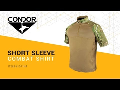 S.T. Condor Short Sleeve Combat Shirt Gen II taktinen paita - Black