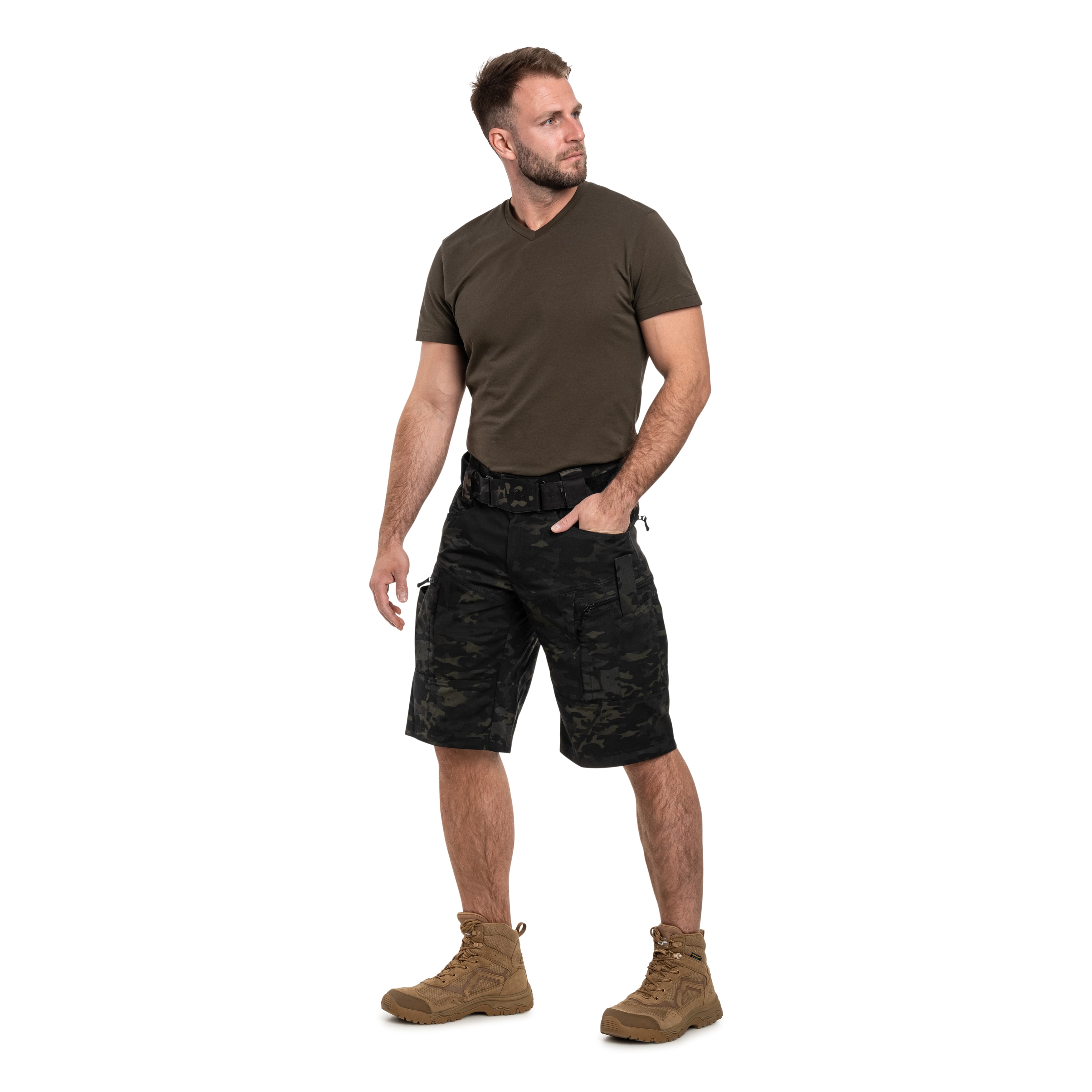 UF PRO P-40 Gen.2 Tactical Shorts - MultiCam Black