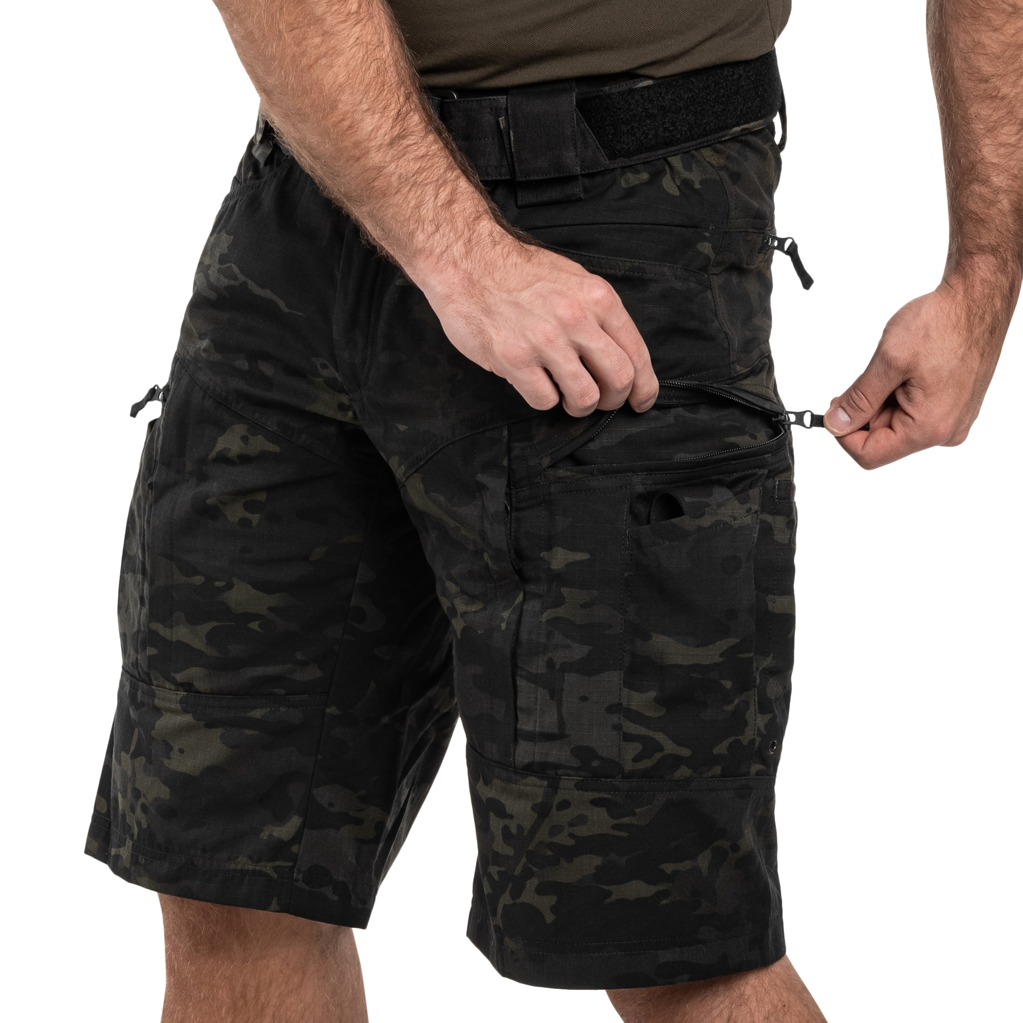 UF PRO P-40 Gen.2 Tactical Shorts - MultiCam Black