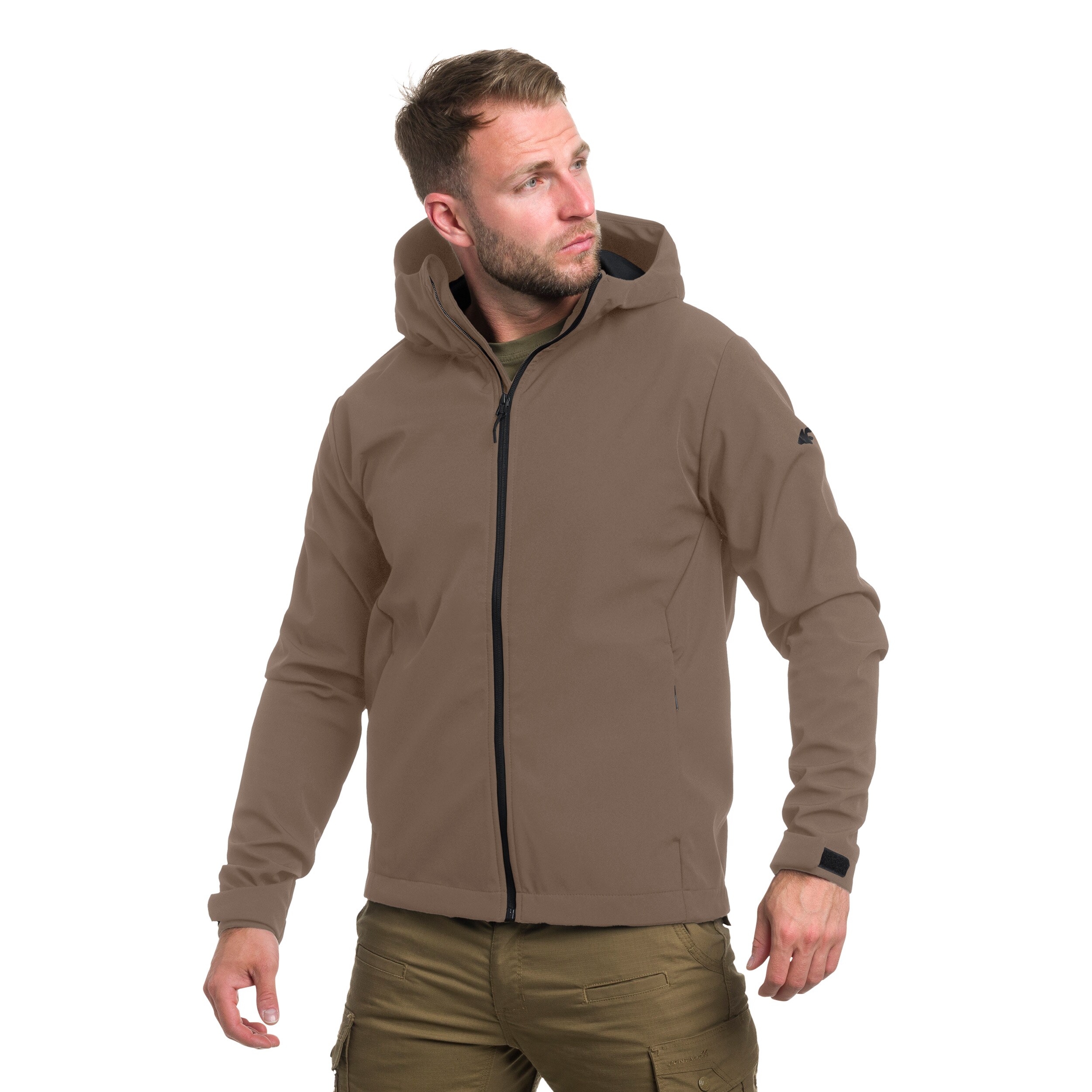 4F Softshell M324 Takki - Ruskea