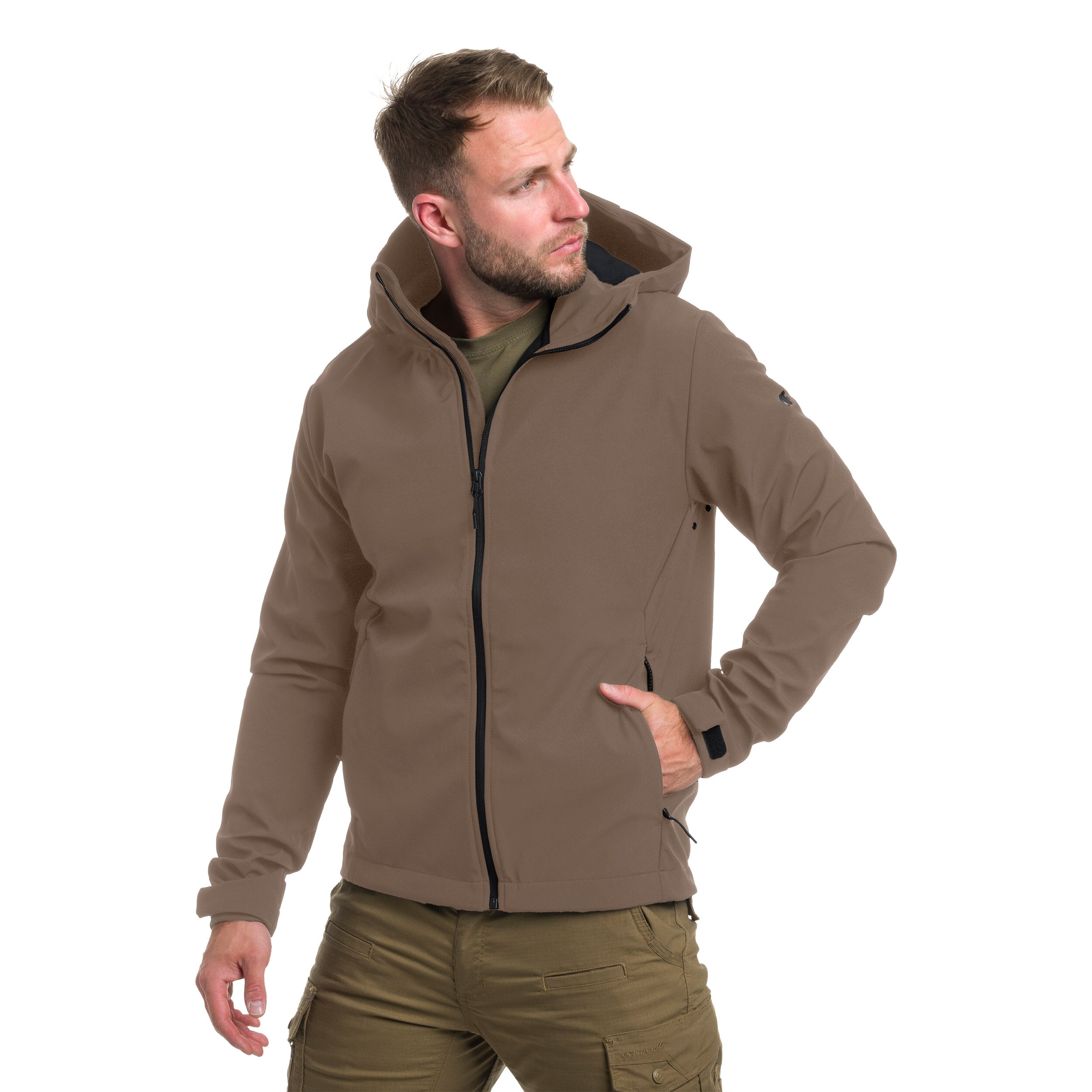 4F Softshell M324 Takki - Ruskea