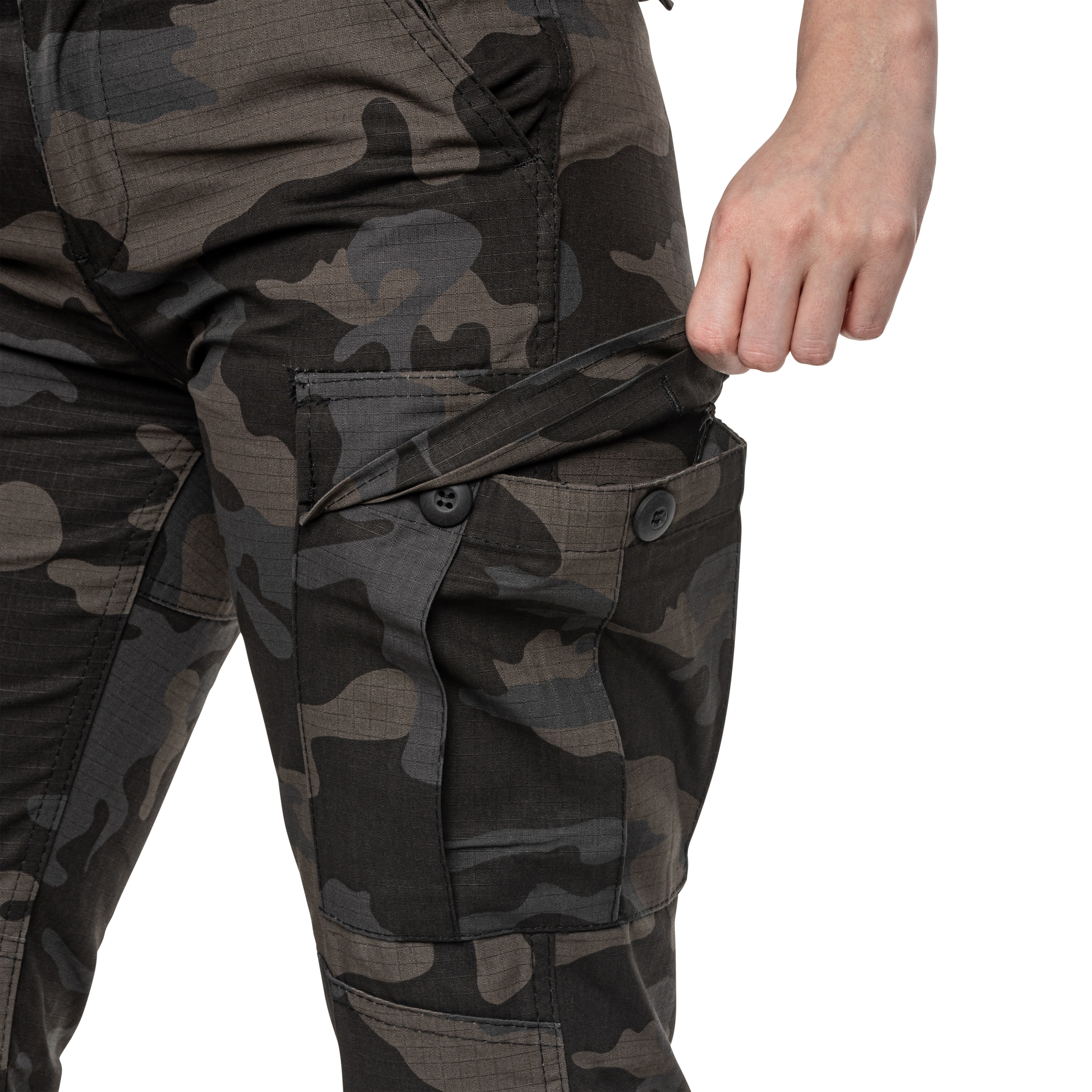 Brandit Cargo BDU Rip-Stop Naisten Housut - Dark Camo