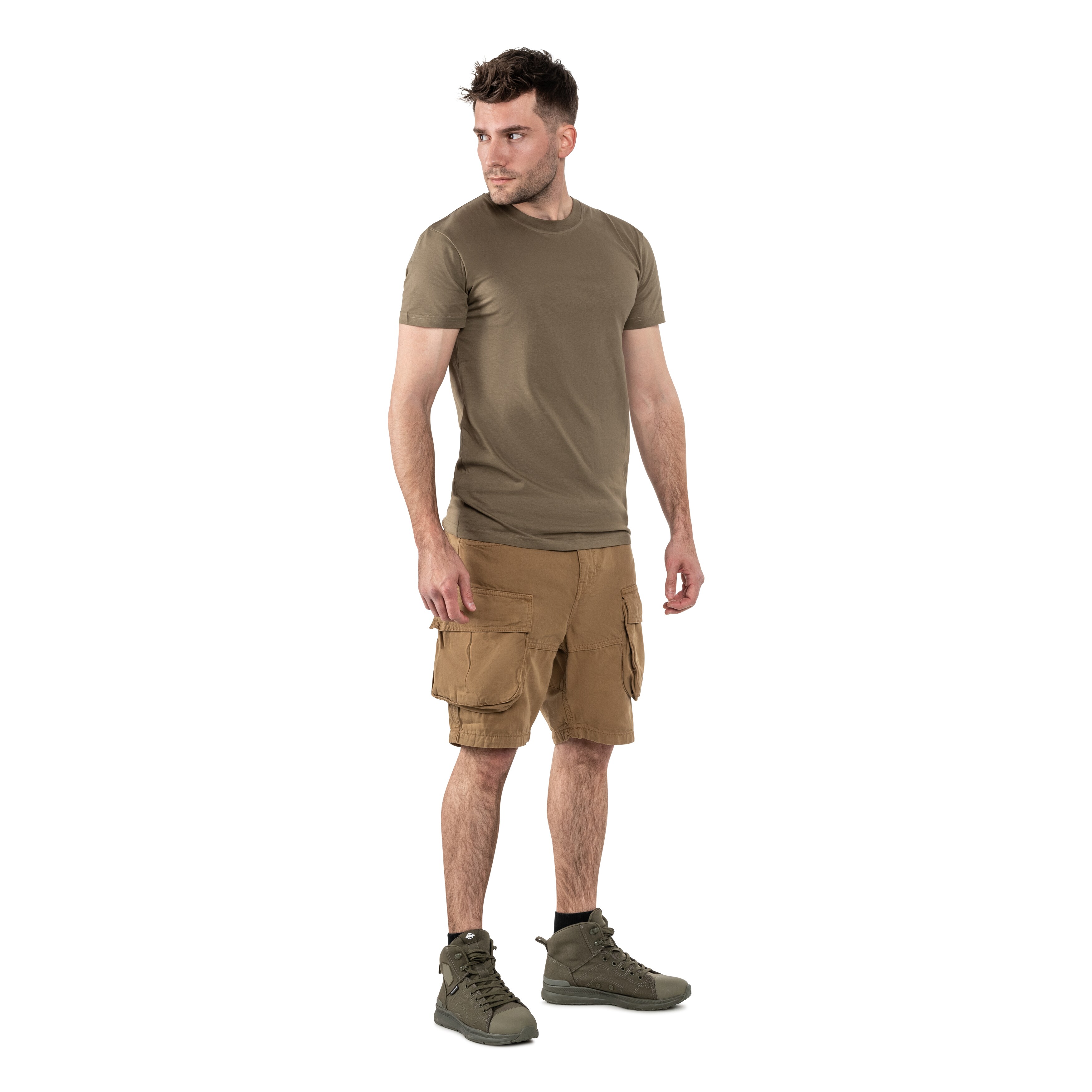 Alpha Industries Canvas Cargo Shorts - Khaki