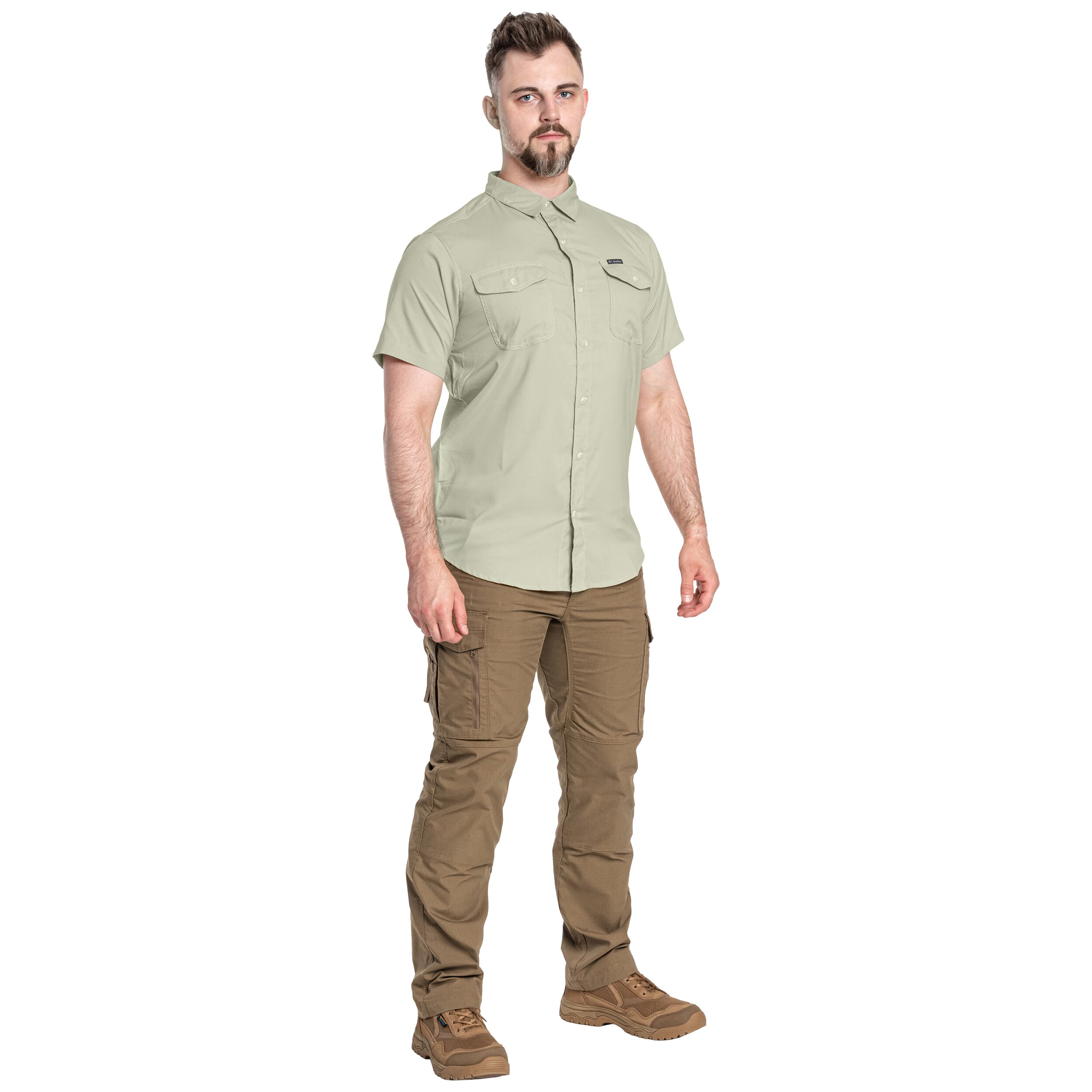 Columbia Utilizer II Solid Short Sleeve - Safari -paita