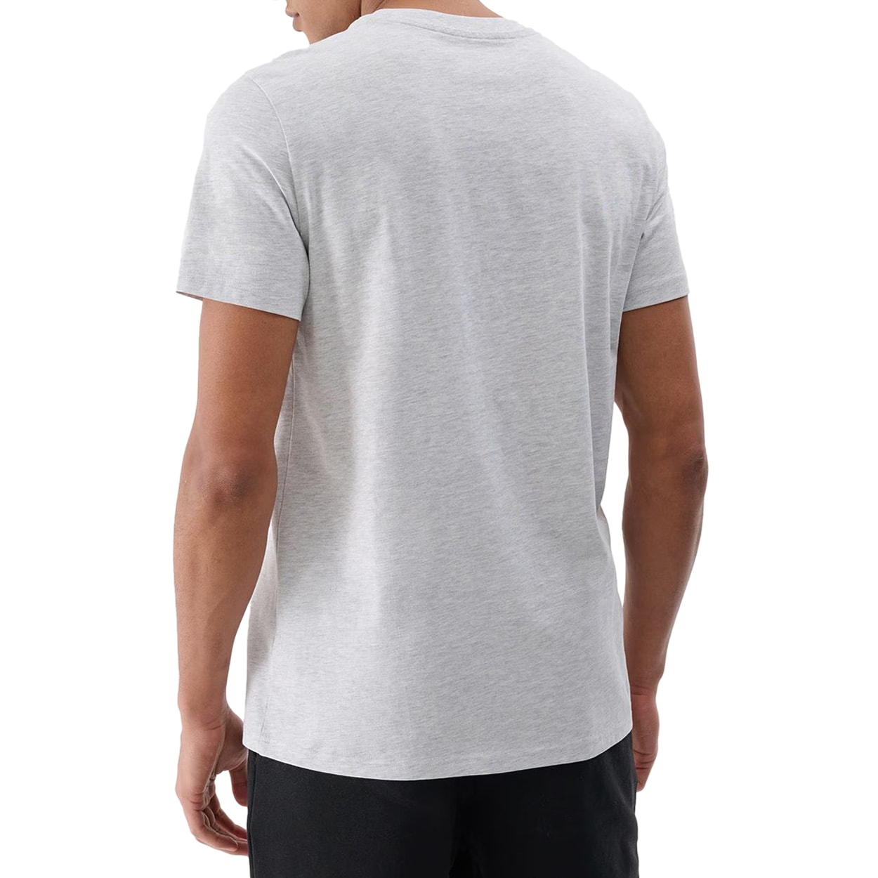 4F M2257 T-paita - Cool Light Grey Melange