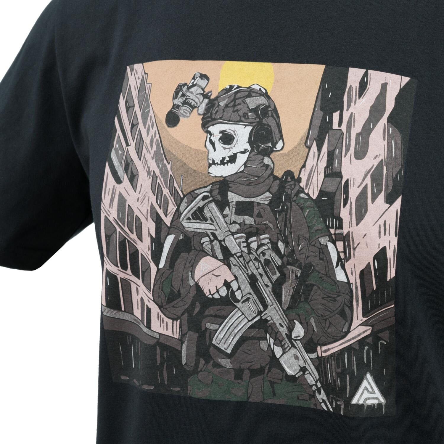 Direct Action Skeleton T-paita - Black