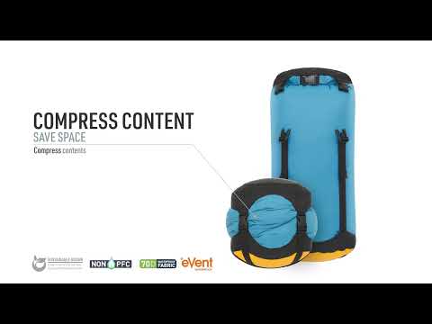 Sea to Summit Evac Compression Dry Bag Ultralight Kompressiopussi 3 l - High Rise Grey