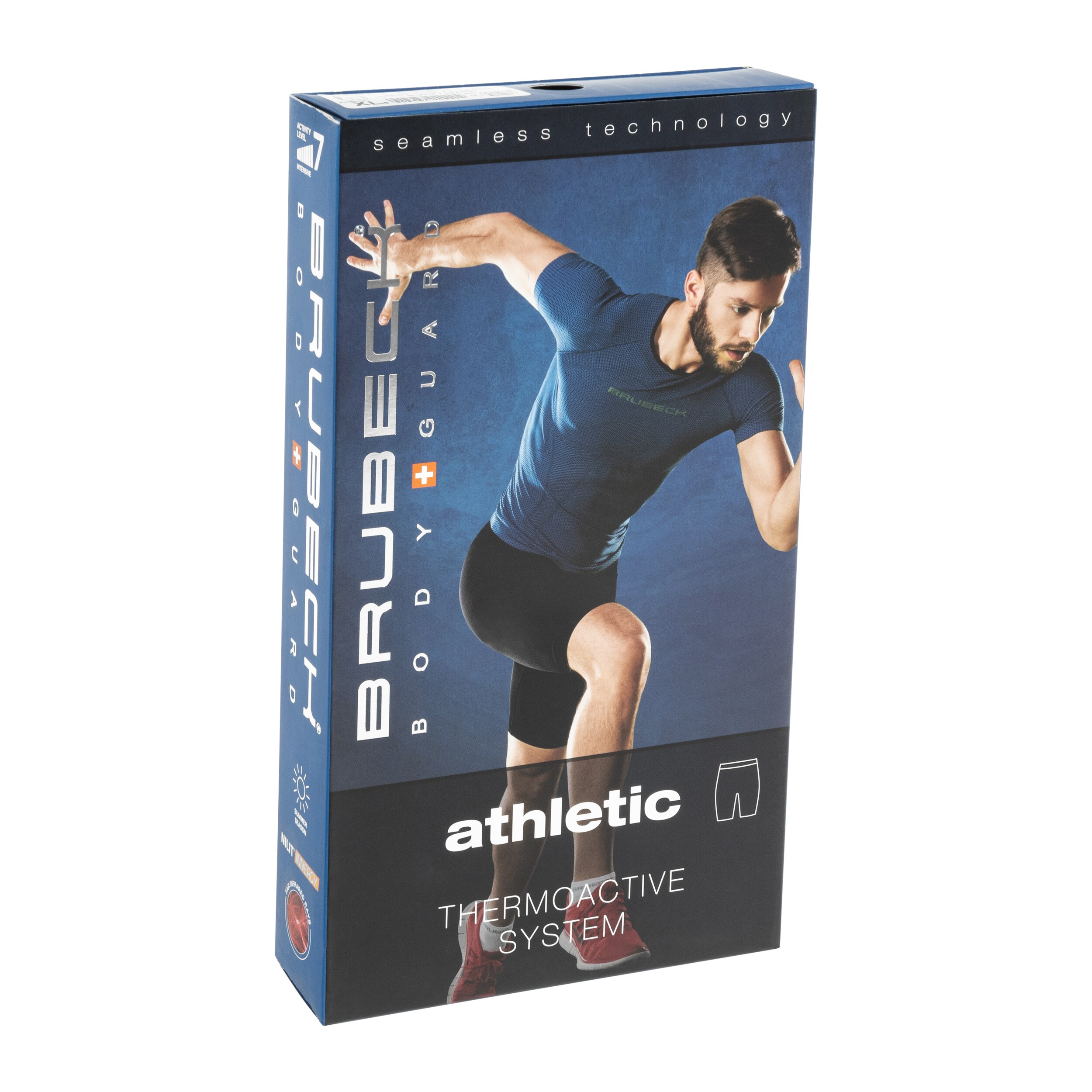 Brubeck Running Force Lämpöaktiiviset Shortsit - Black