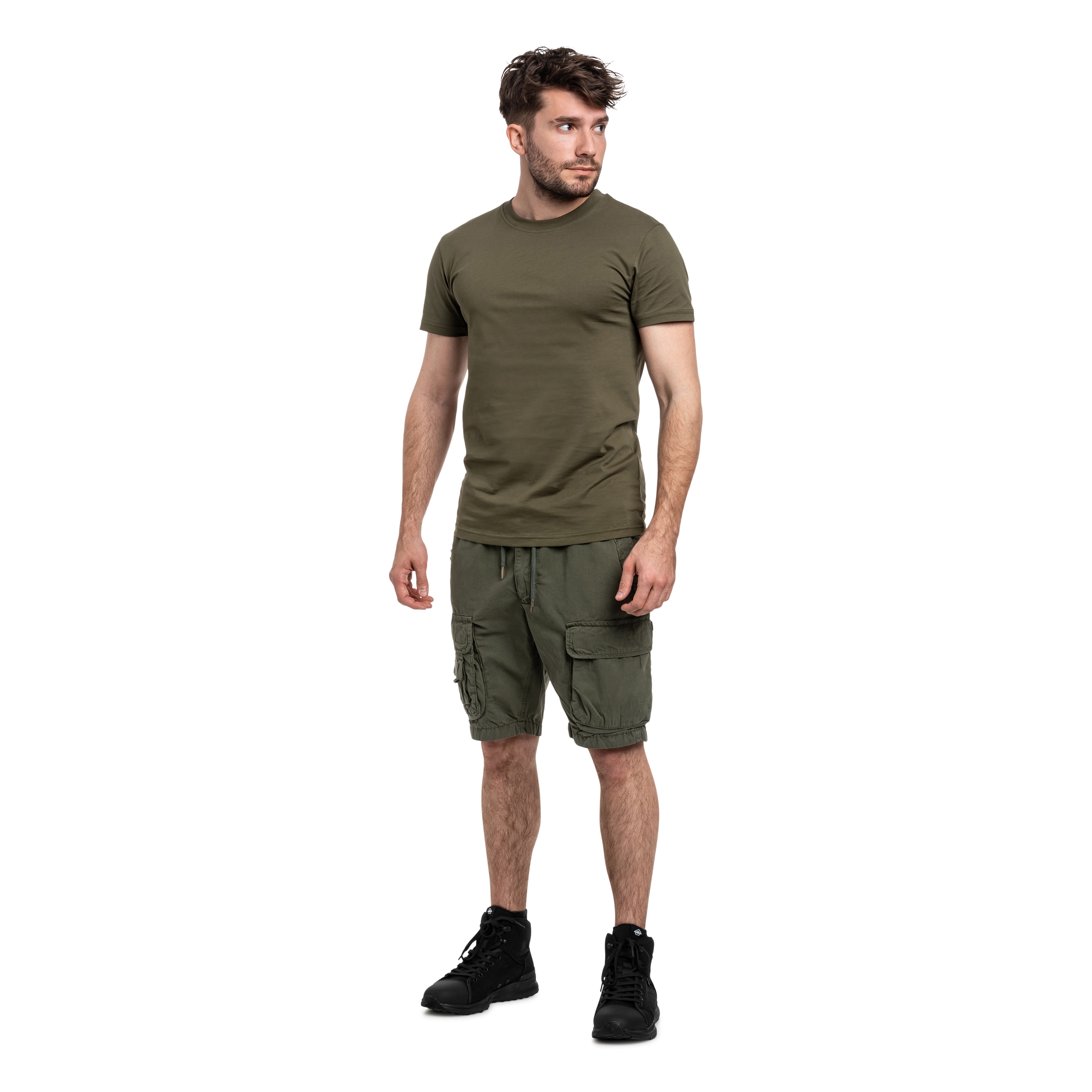 Alpha Industries Aloha Safari Shorts - Dark Olive