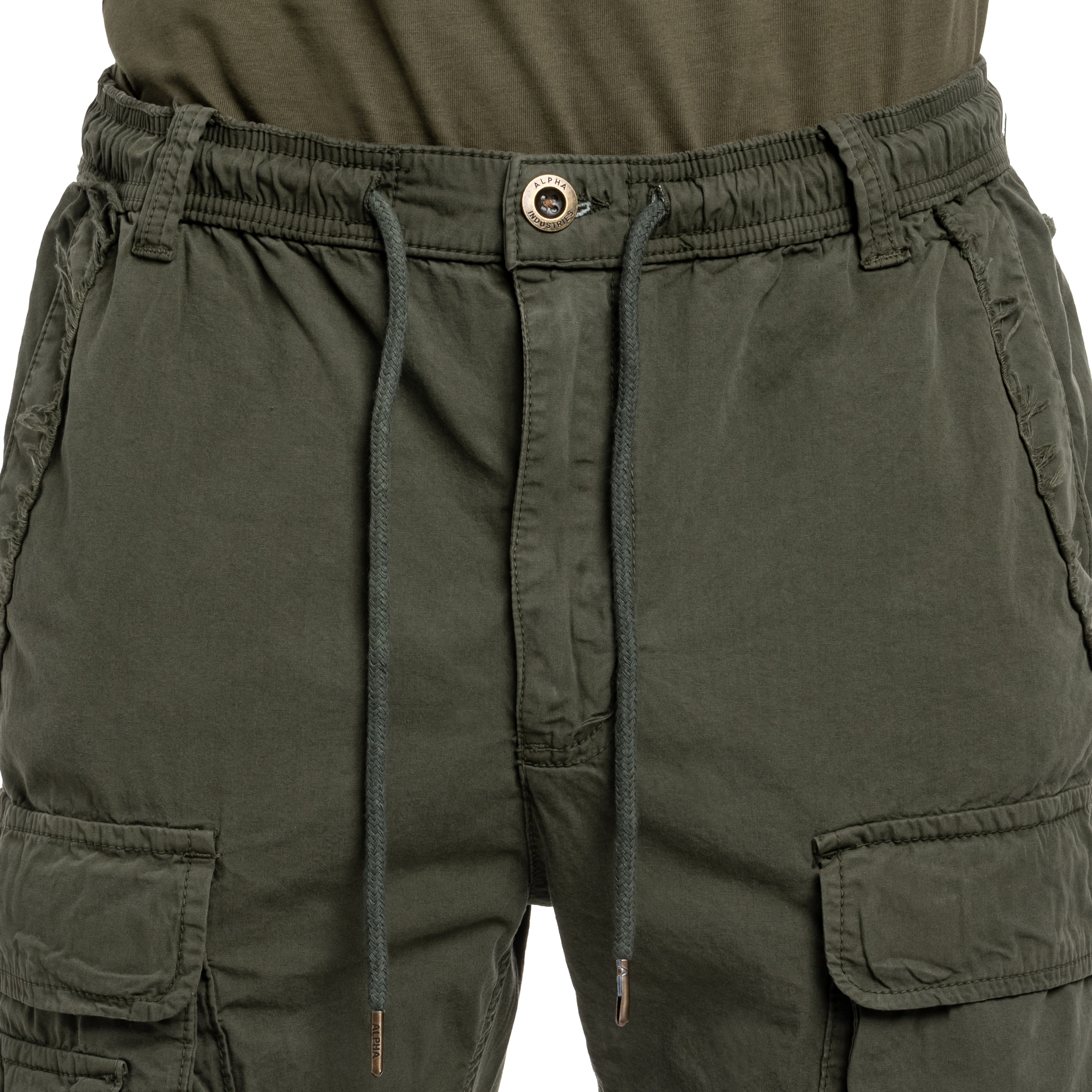 Alpha Industries Aloha Safari Shorts - Dark Olive
