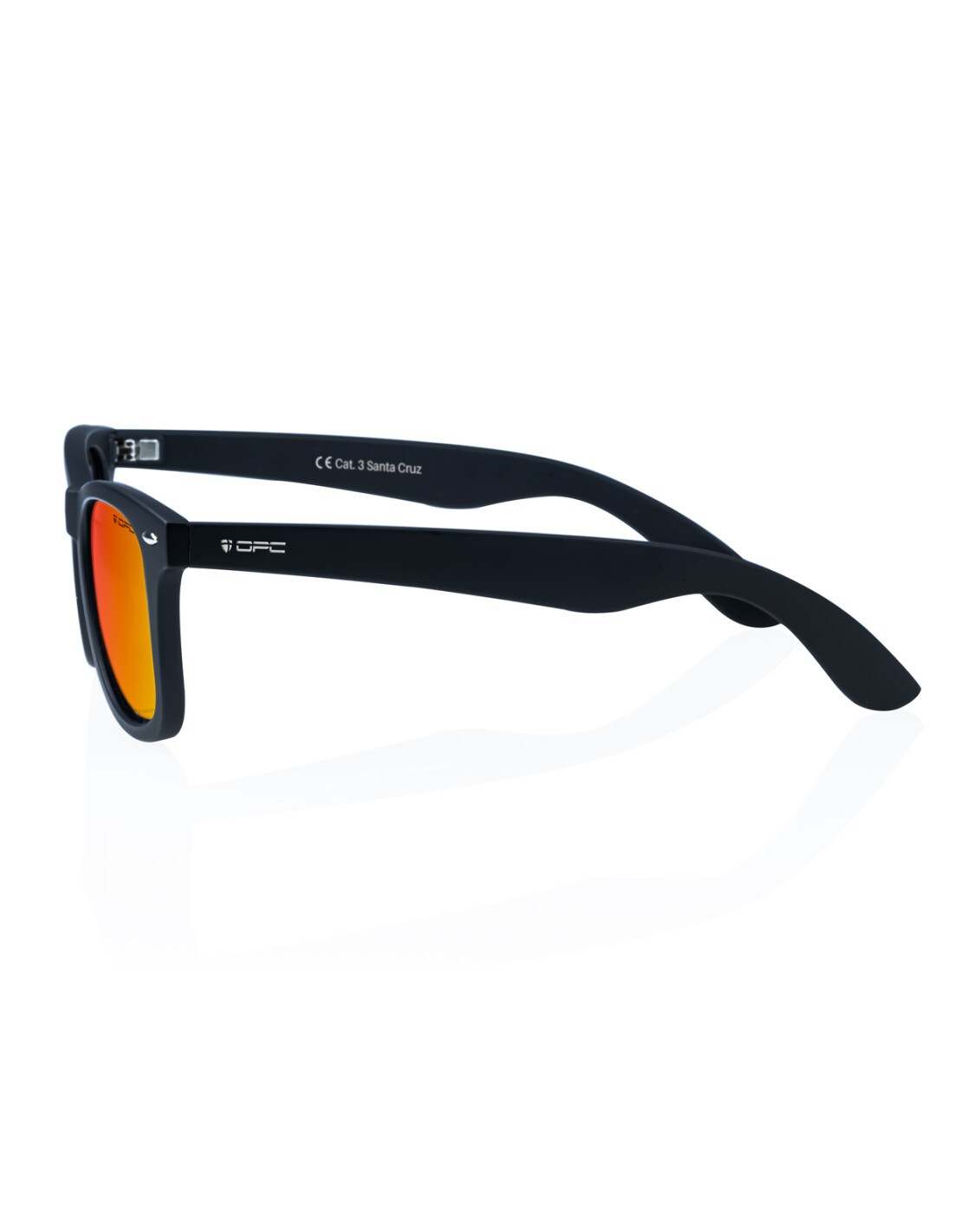 OPC Lifestyle Santa Cruz Matt Black/Red Revo Aurinkolasit polarisoidut