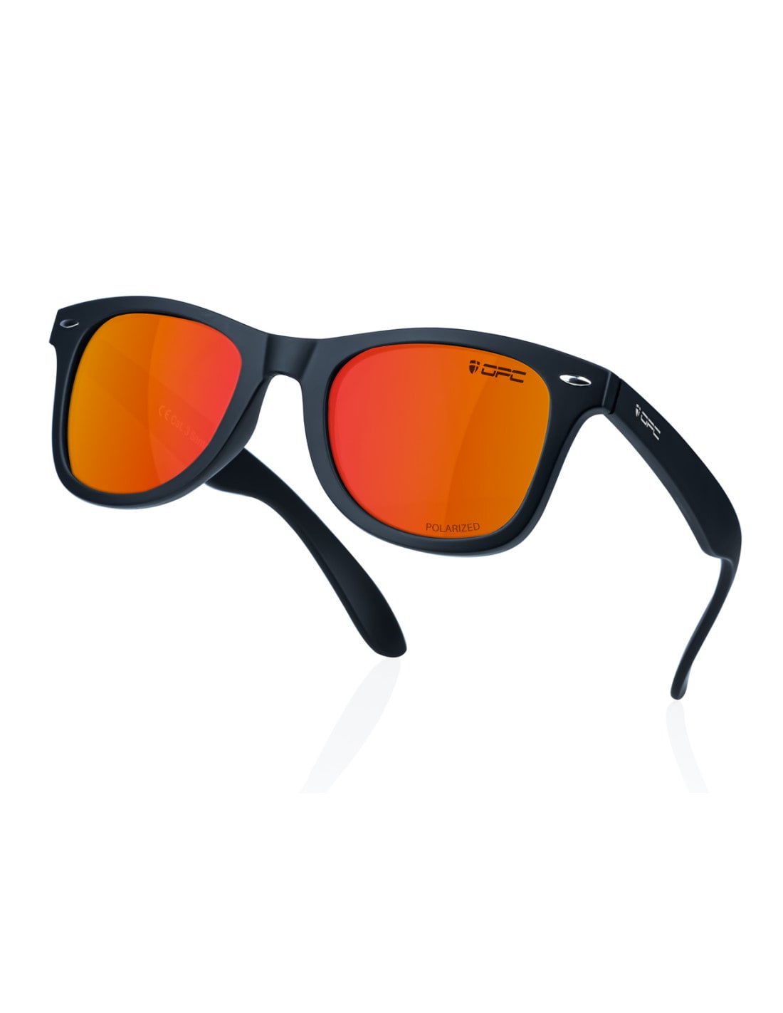 OPC Lifestyle Santa Cruz Matt Black/Red Revo Aurinkolasit polarisoidut