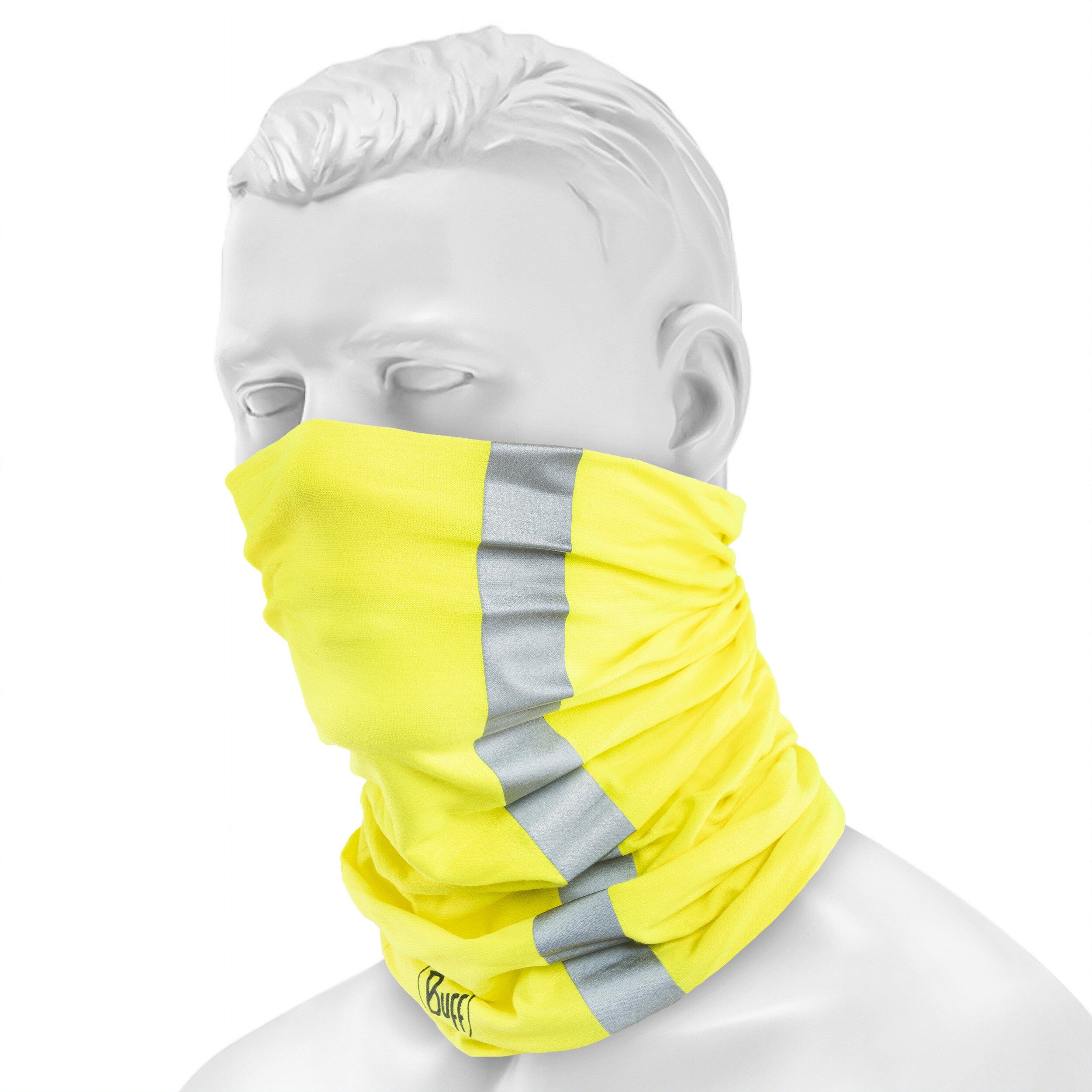 Buff Safety Coolnet UV Reflective Suojahuivi - R-Solid Yellow Fluor