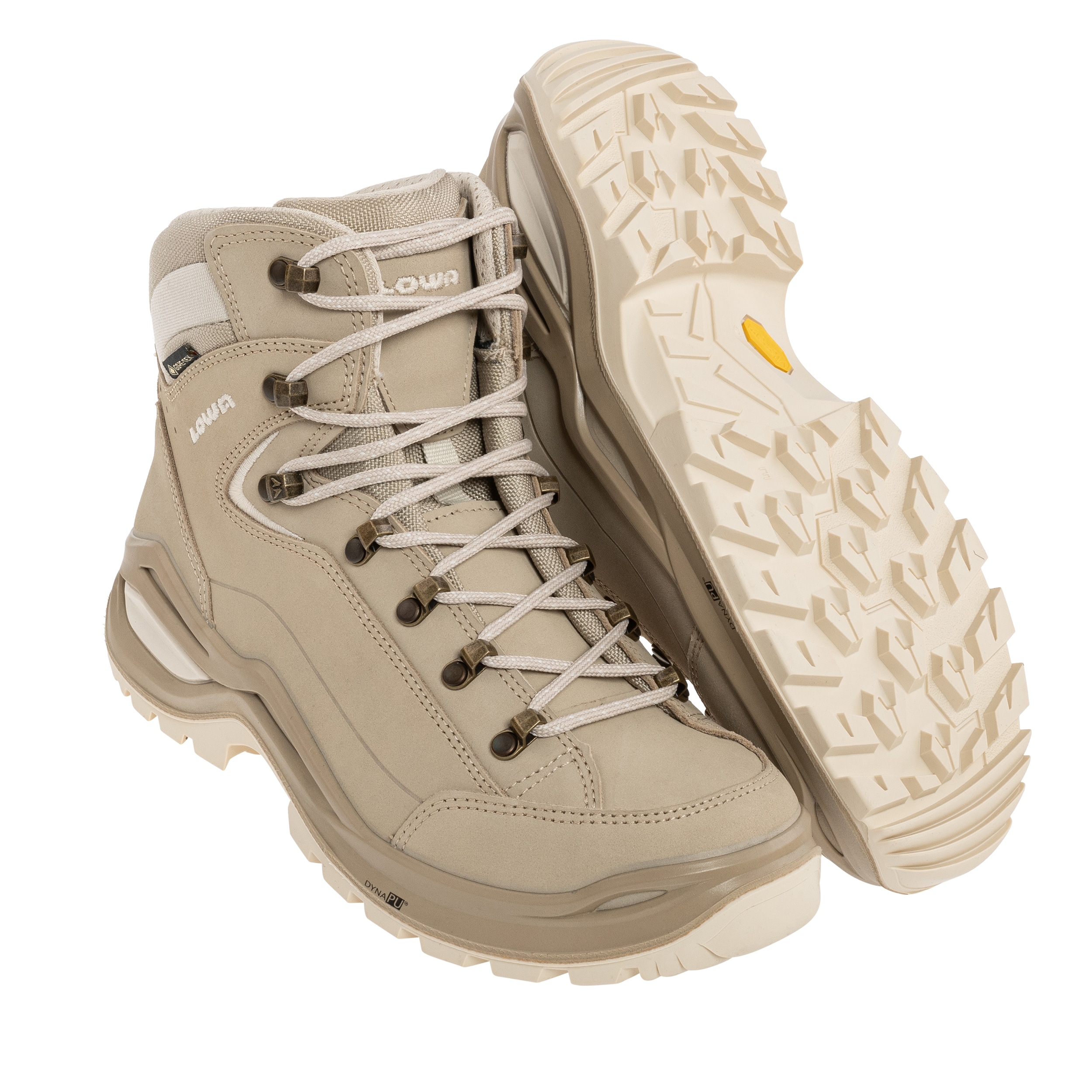 Lowa Renegade EVO GTX MID Naisten Kengät - Champagne/Panna