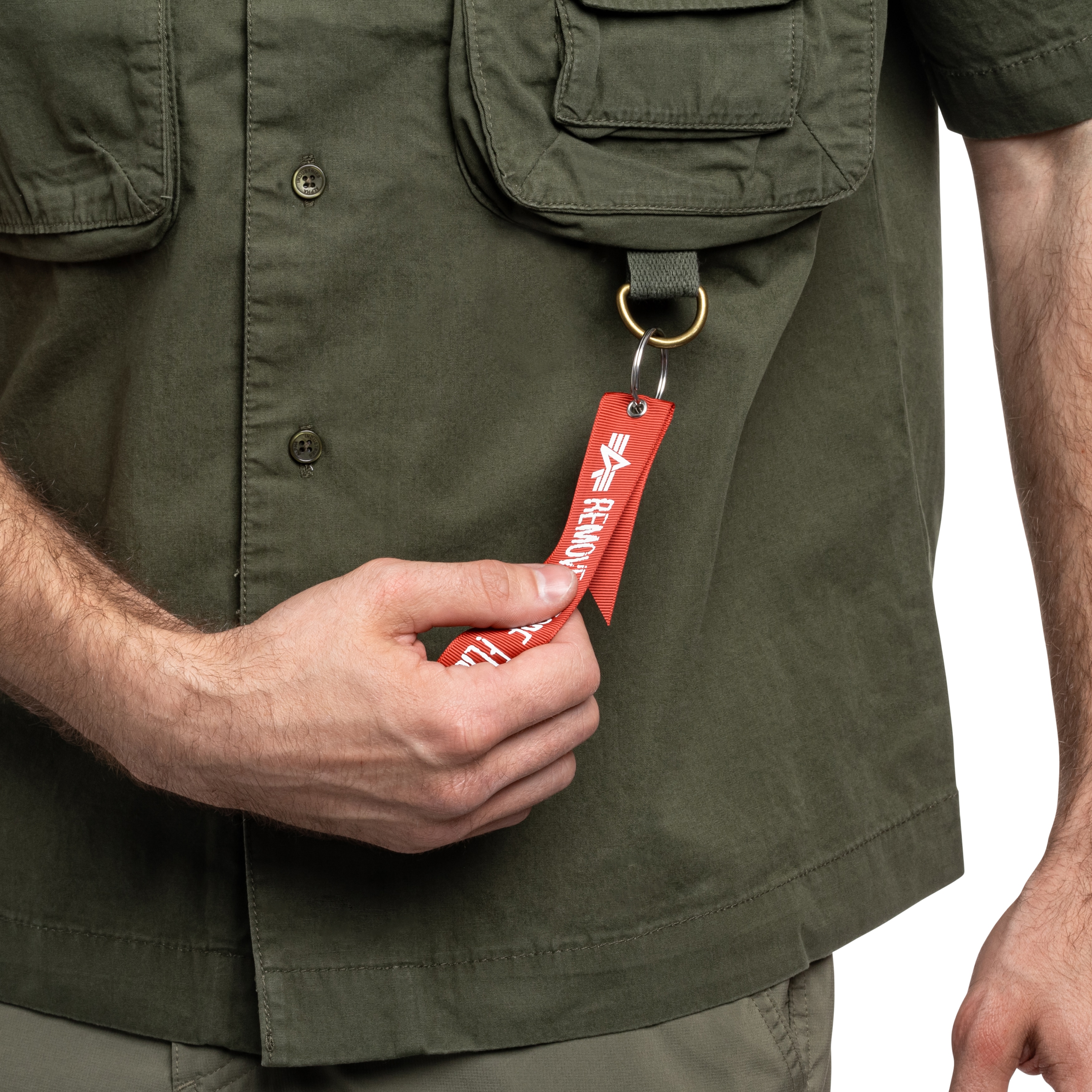 Alpha Industries Aloha Safari Lyhythihainen Paita - Dark Olive