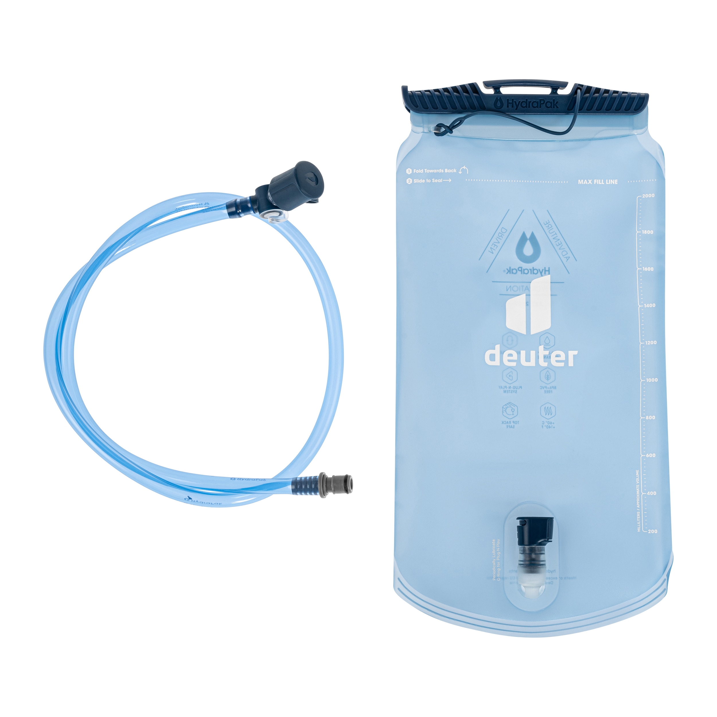 Deuter Streamer II Juomarakko 2 l - Hydrablue