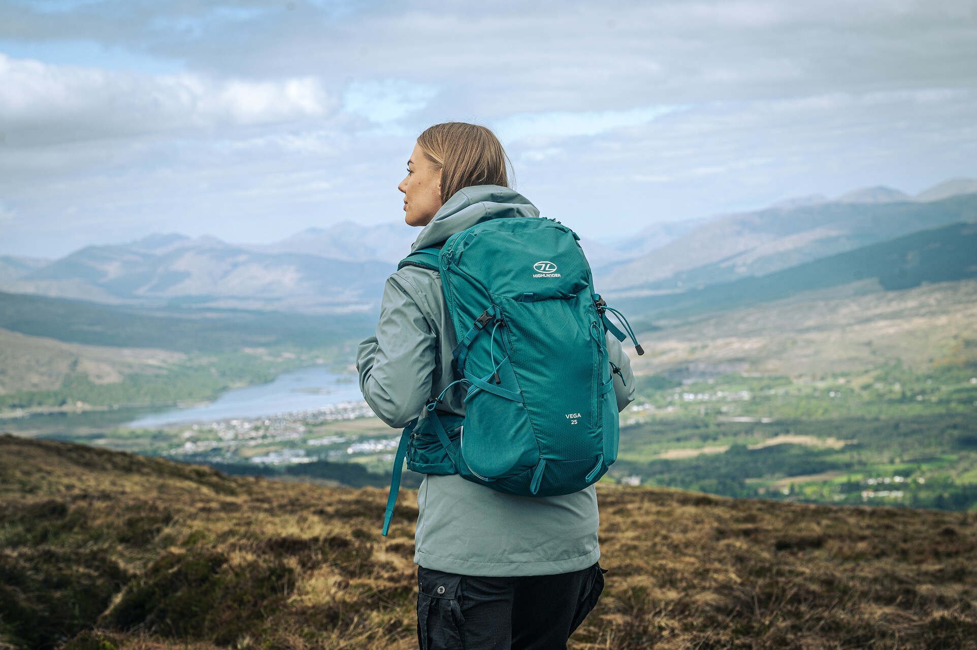 Highlander Outdoor Vega 25 l Naisten reppu - Teal