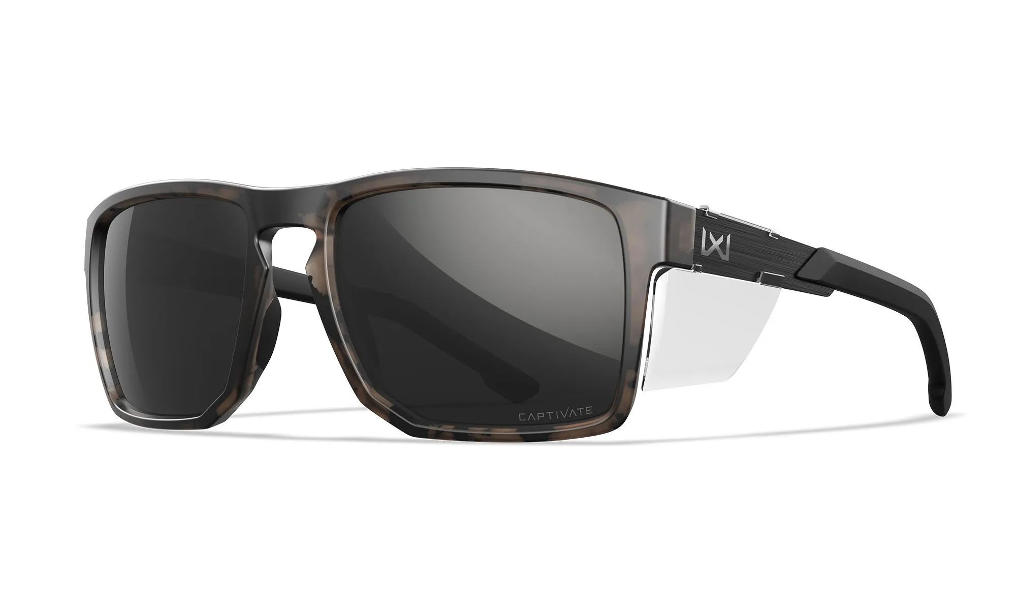 Wiley X Apex Taktiset Lasit - Captivate Polarized Black Mirror/Matte Tortoise Brown