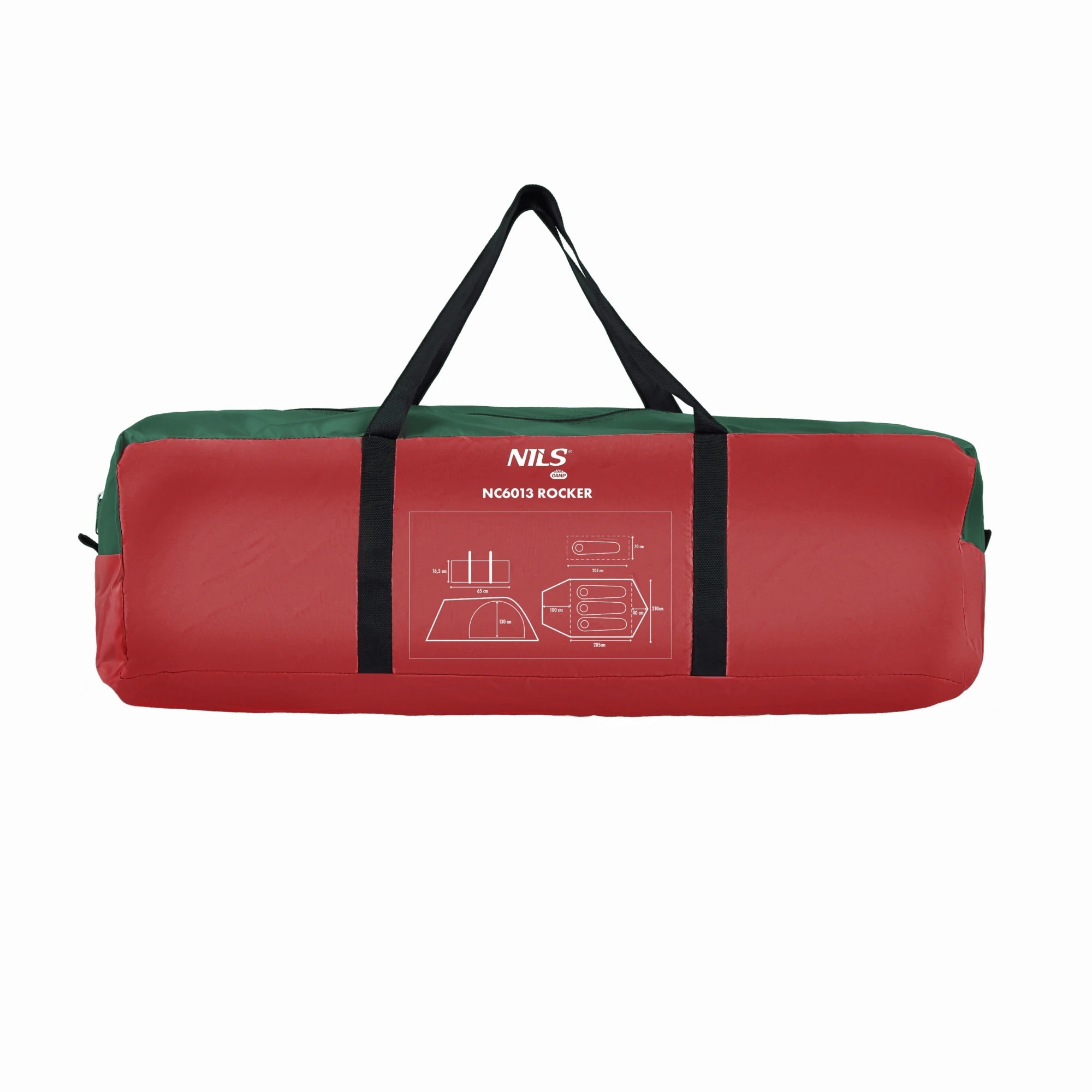 Nils Camp Rocker NC6013 3 hengen teltta - Vihreä