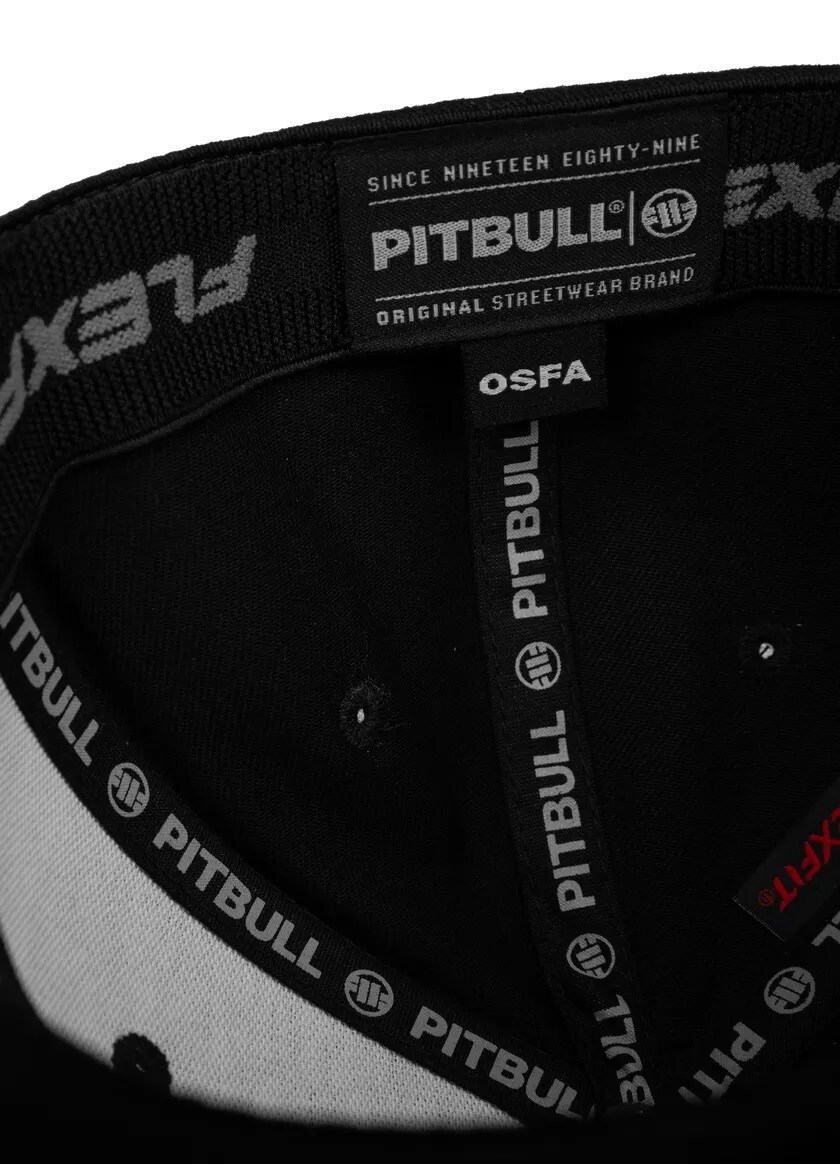 Pitbull Full Cap Youth Logo Lippis - Black
