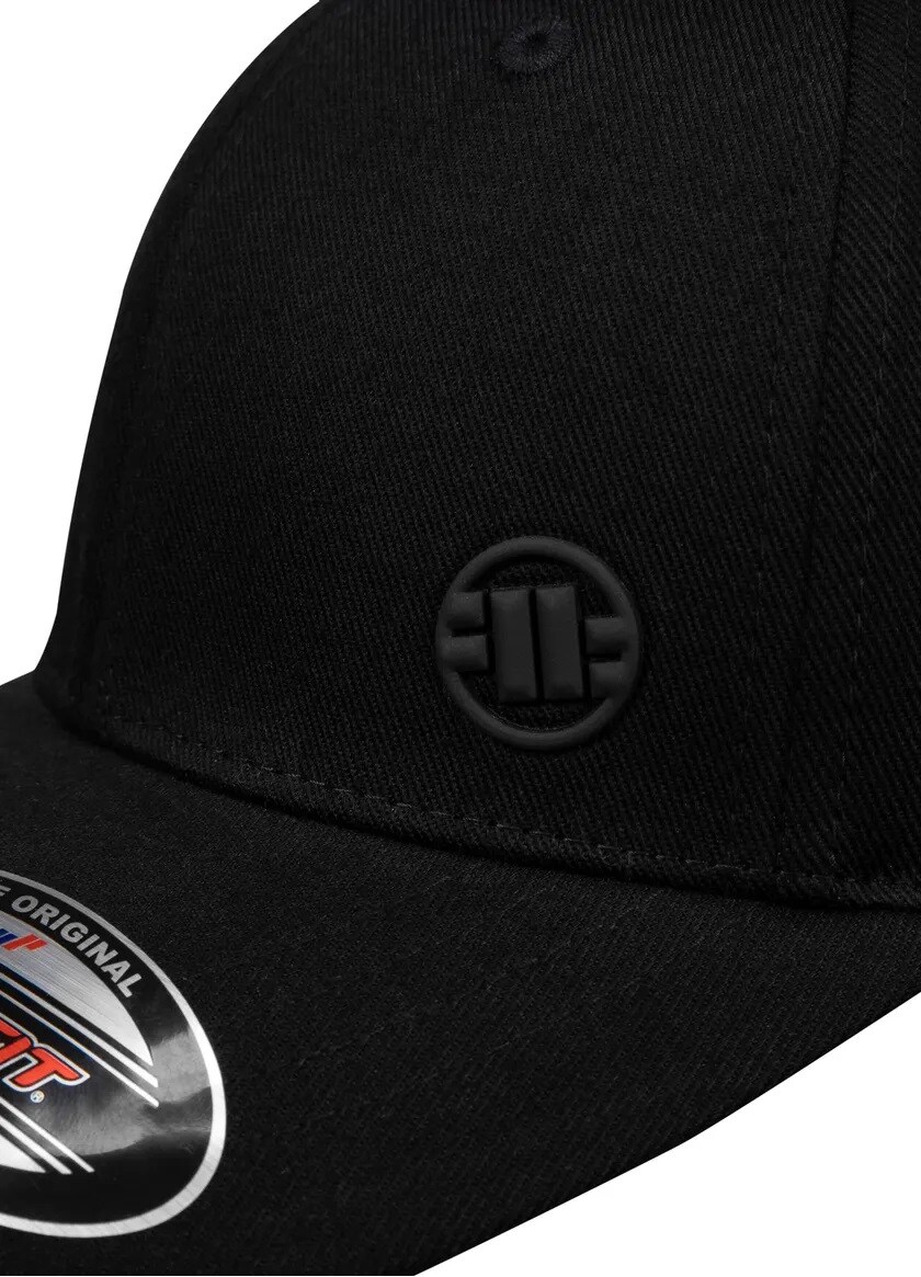 Pitbull Full Cap Youth Logo Lippis - Black