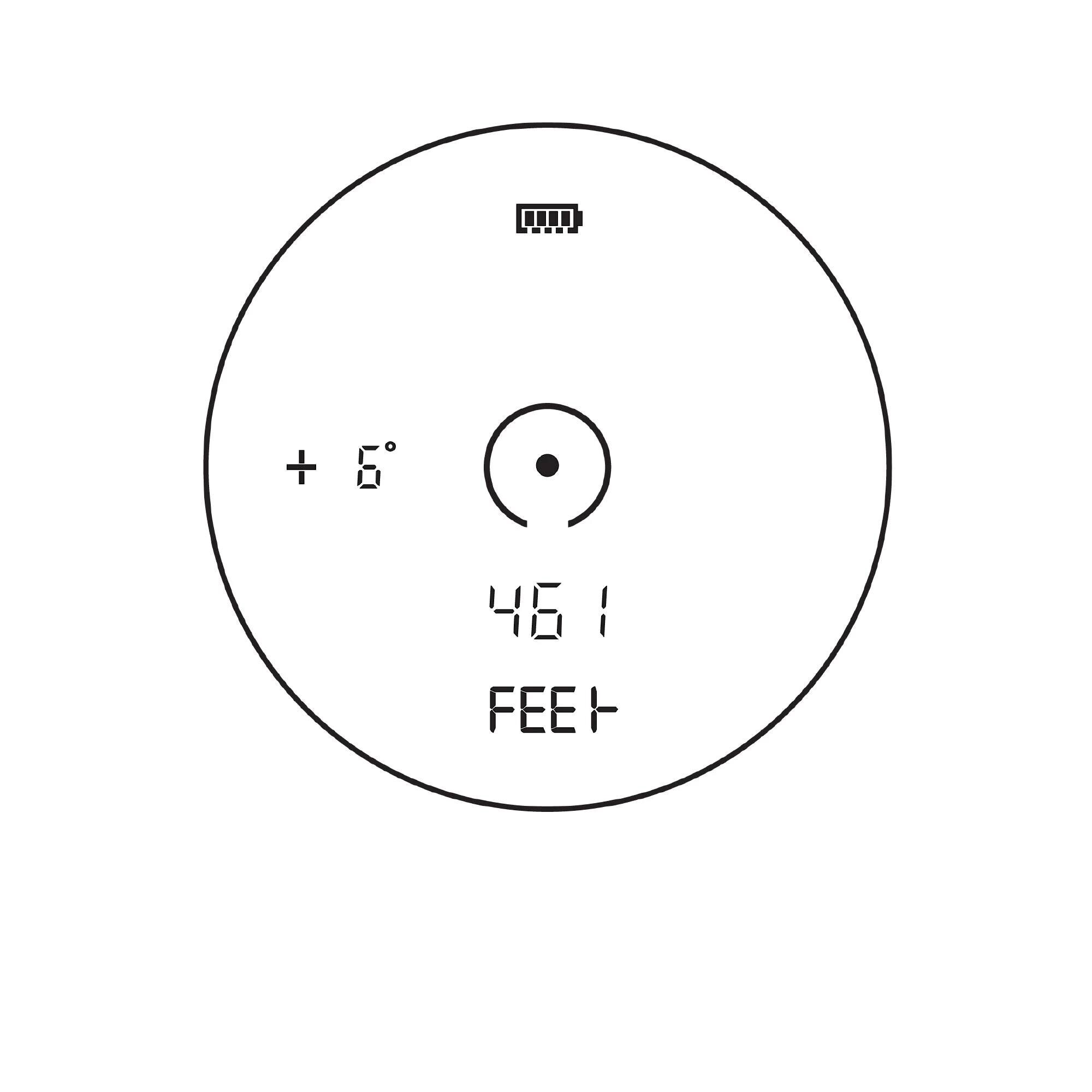 Bushnell 6x25 Edge Laseretäisyysmittari - White