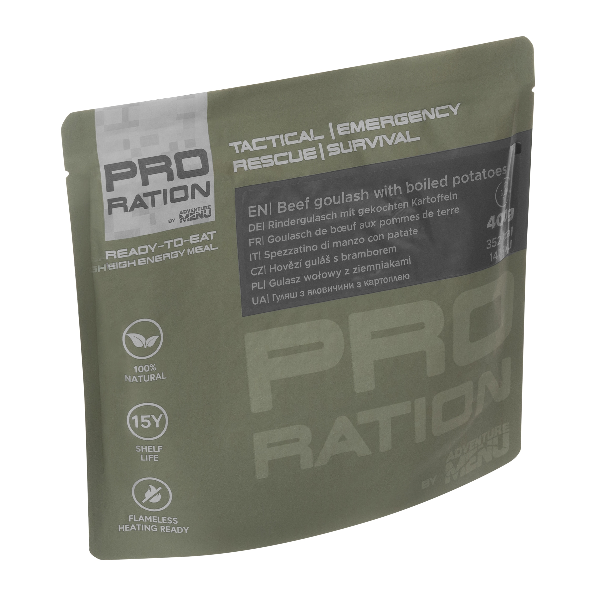 Pro Ration valmisateria naudanlihagulassi perunoilla 400 g