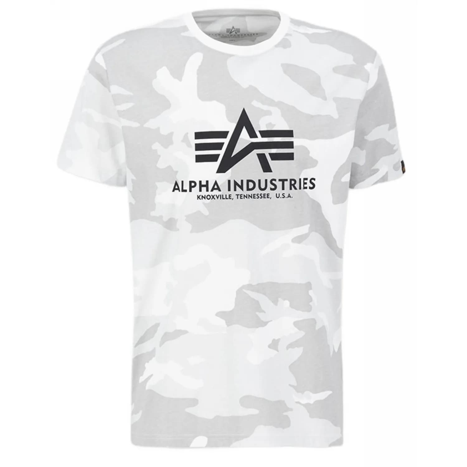 Alpha Industries Basic T-paita - White Camo