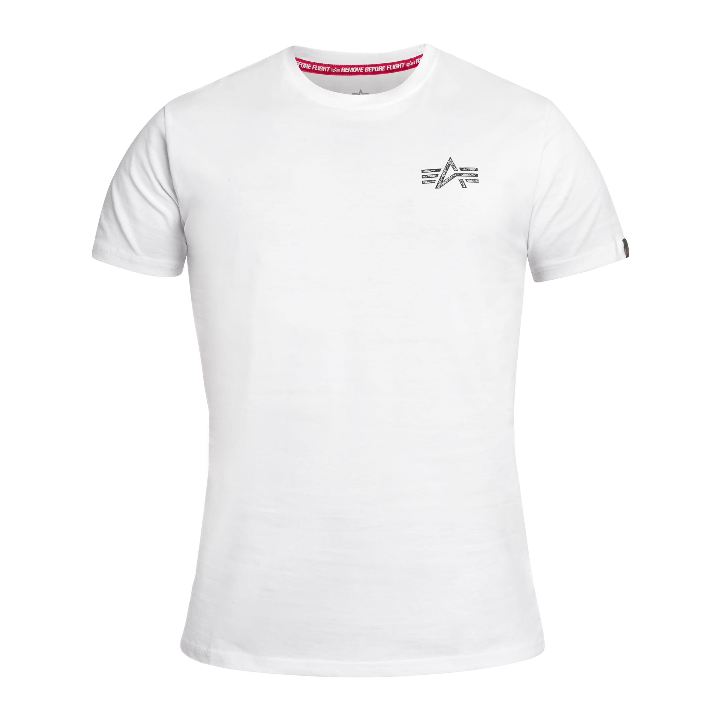 Alpha Industries Signature Back Print T-paita - White
