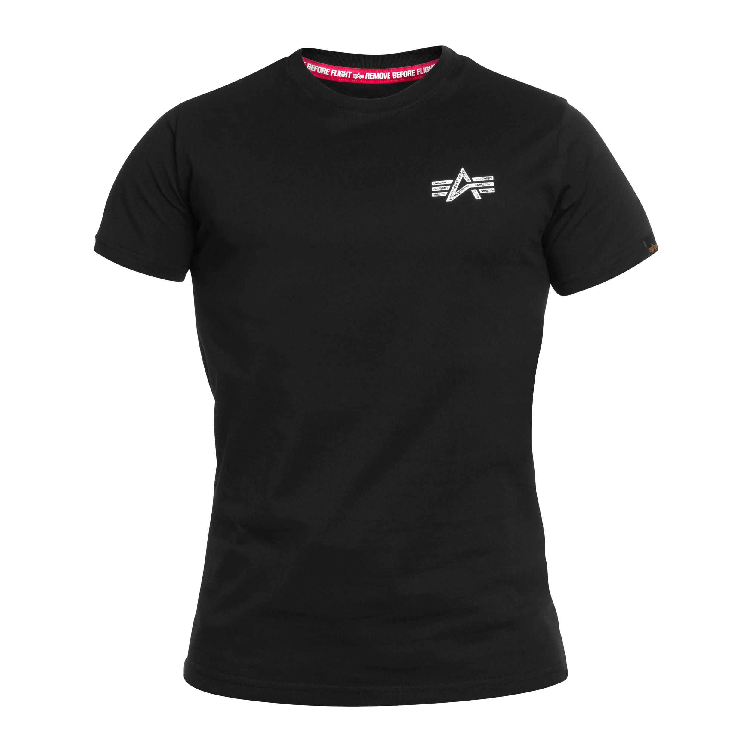 Alpha Industries Signature Back Print T-paita - Black