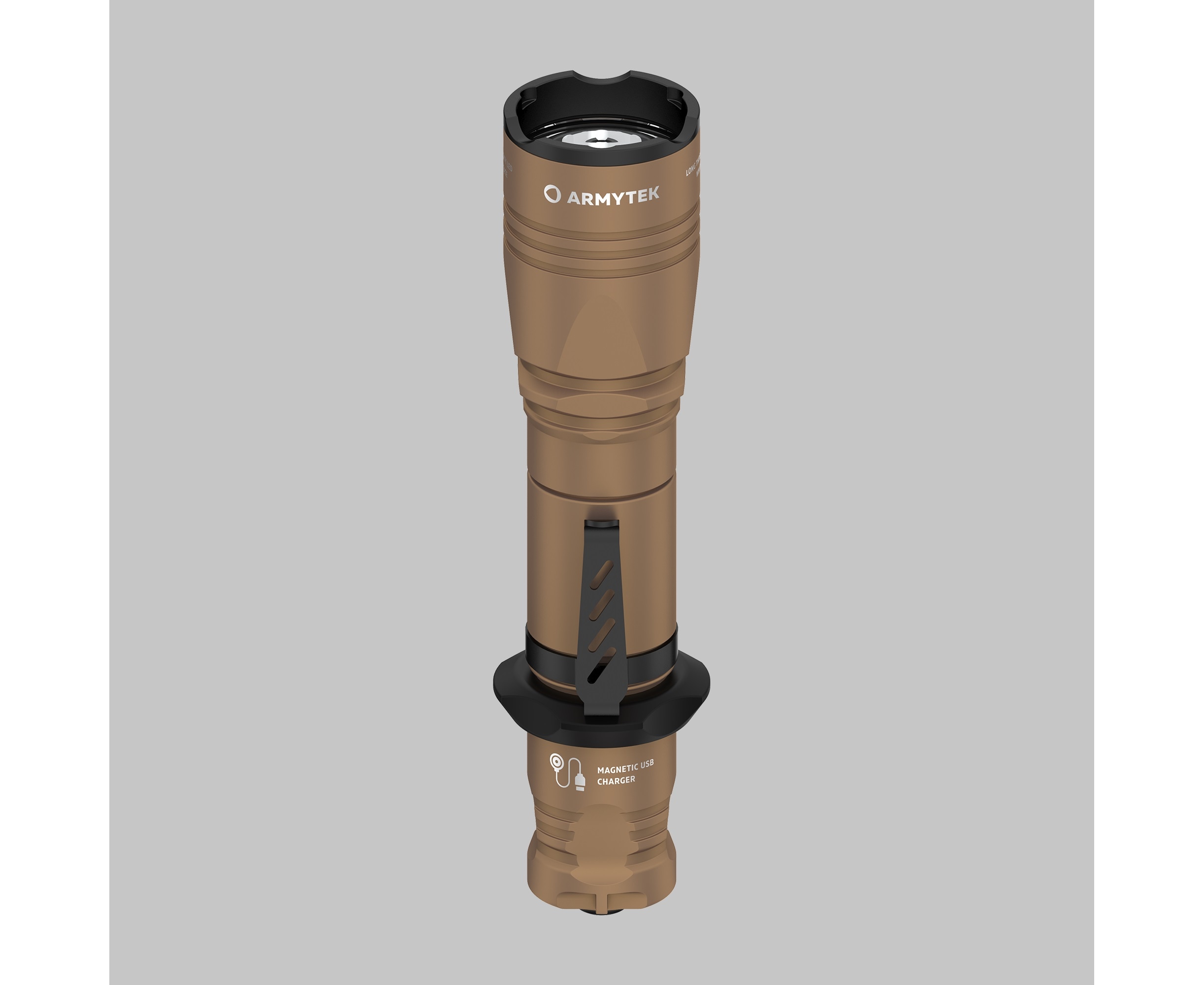Armytek Dobermann Pro Magnet USB Warm Sand Taskulamppu 1400 lumenia