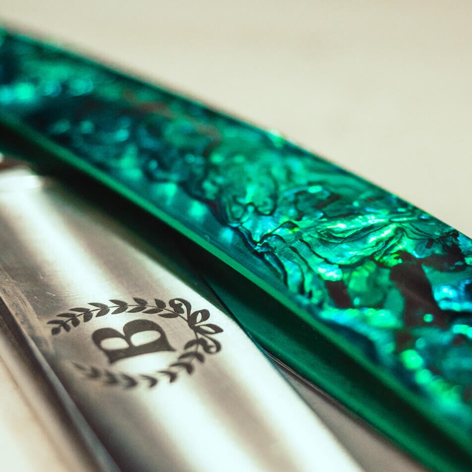 Boker Solingen Abalone Partaveitsi - Green