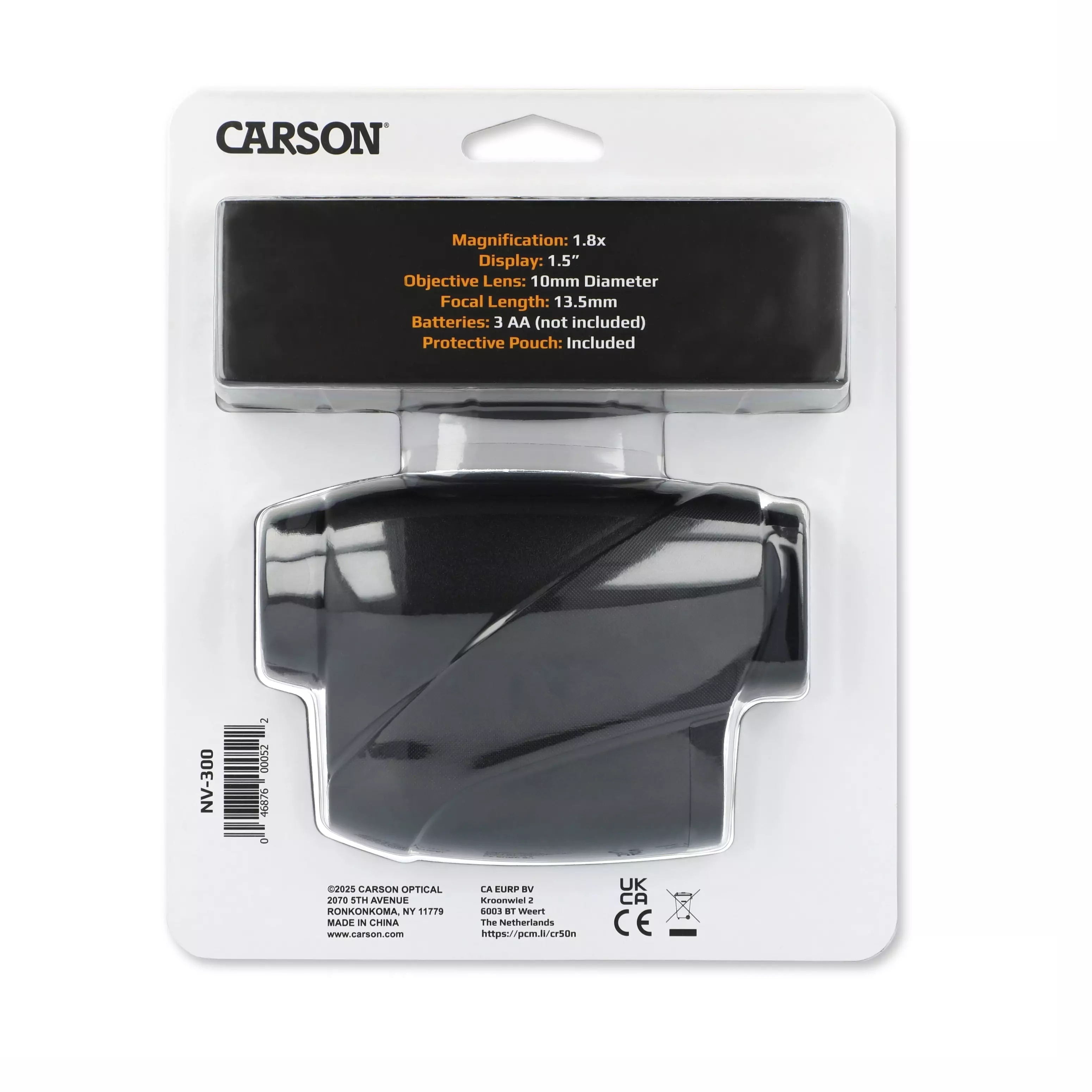 Carson NiteMax 1,8x10 digitaalinen pimeänäkökatselaite