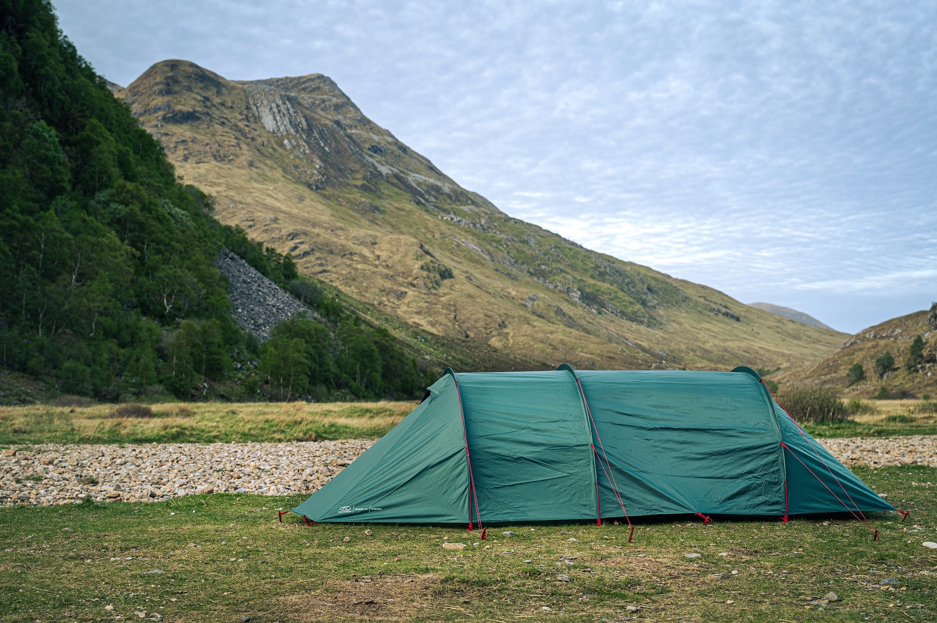 Highlander Outdoor Respite Extended Tunnel Tent Kaksihengen teltta - Pine Green