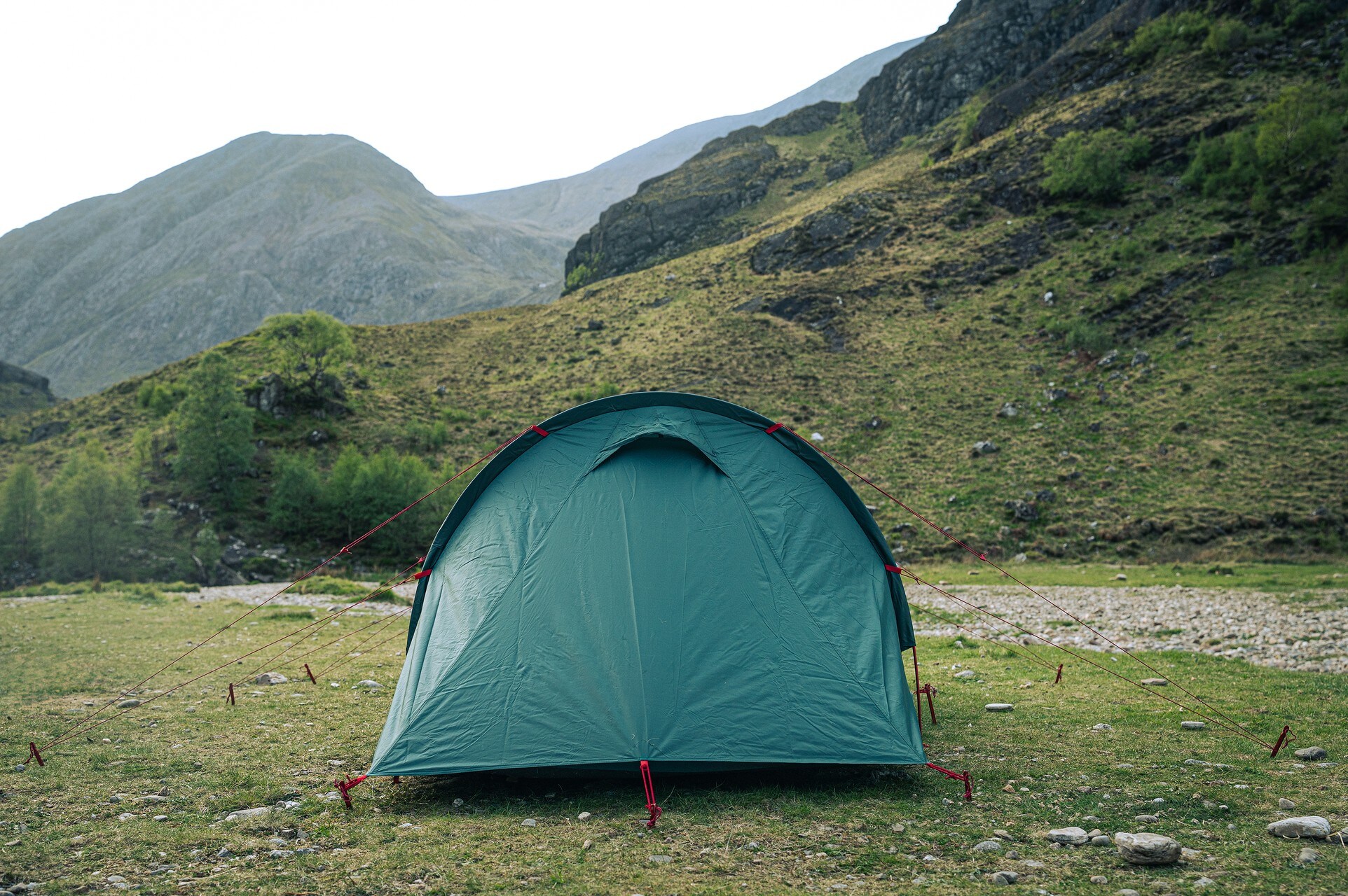 Highlander Outdoor Respite Extended Tunnel Tent Kaksihengen teltta - Pine Green