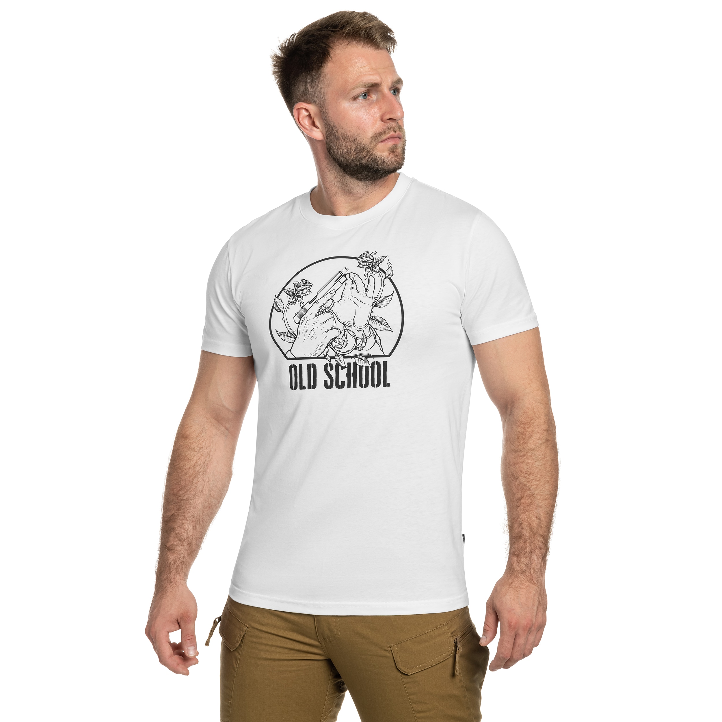 Helikon-Tex Old School T-paita - White