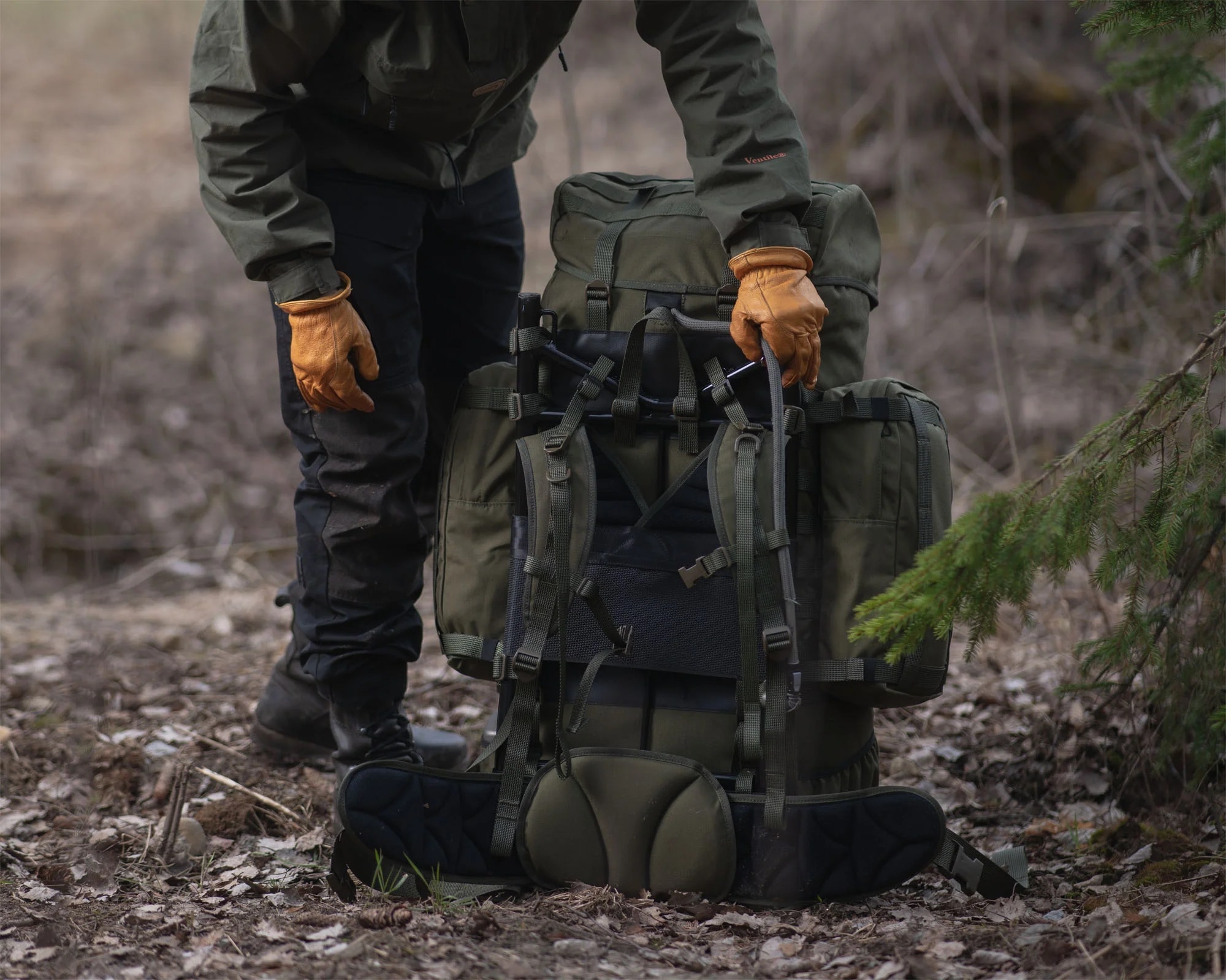 Savotta Jaakari XL Reppu 70 l - Green