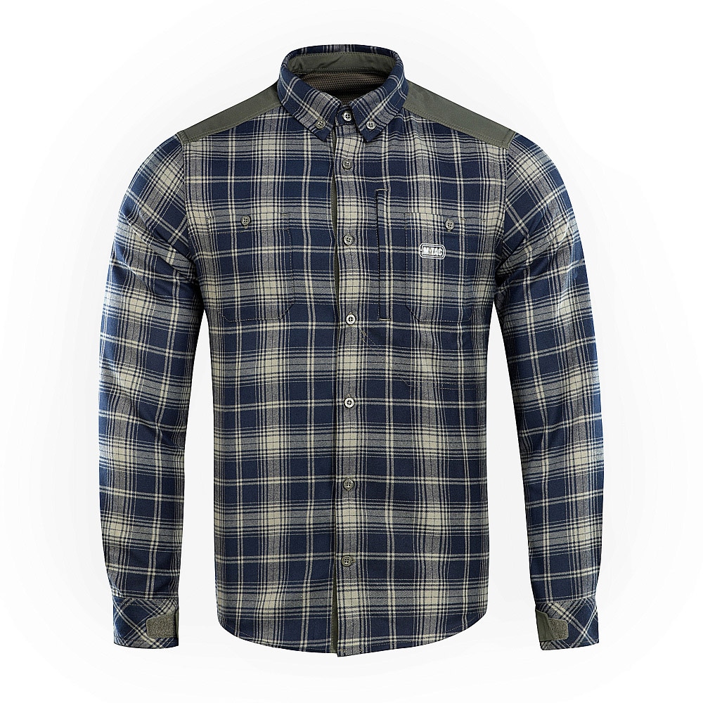 M-Tac Redneck Shirt Paita - Olive/Navy Blue