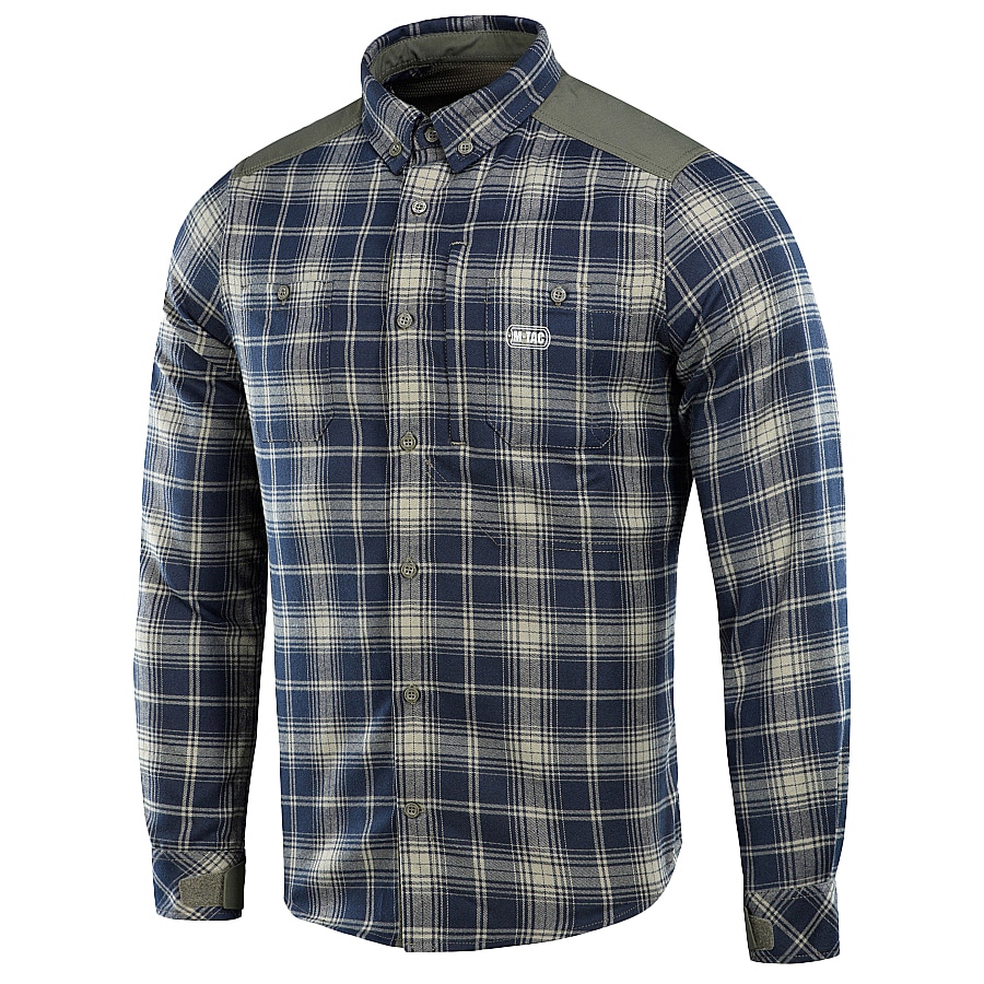 M-Tac Redneck Shirt Paita - Olive/Navy Blue
