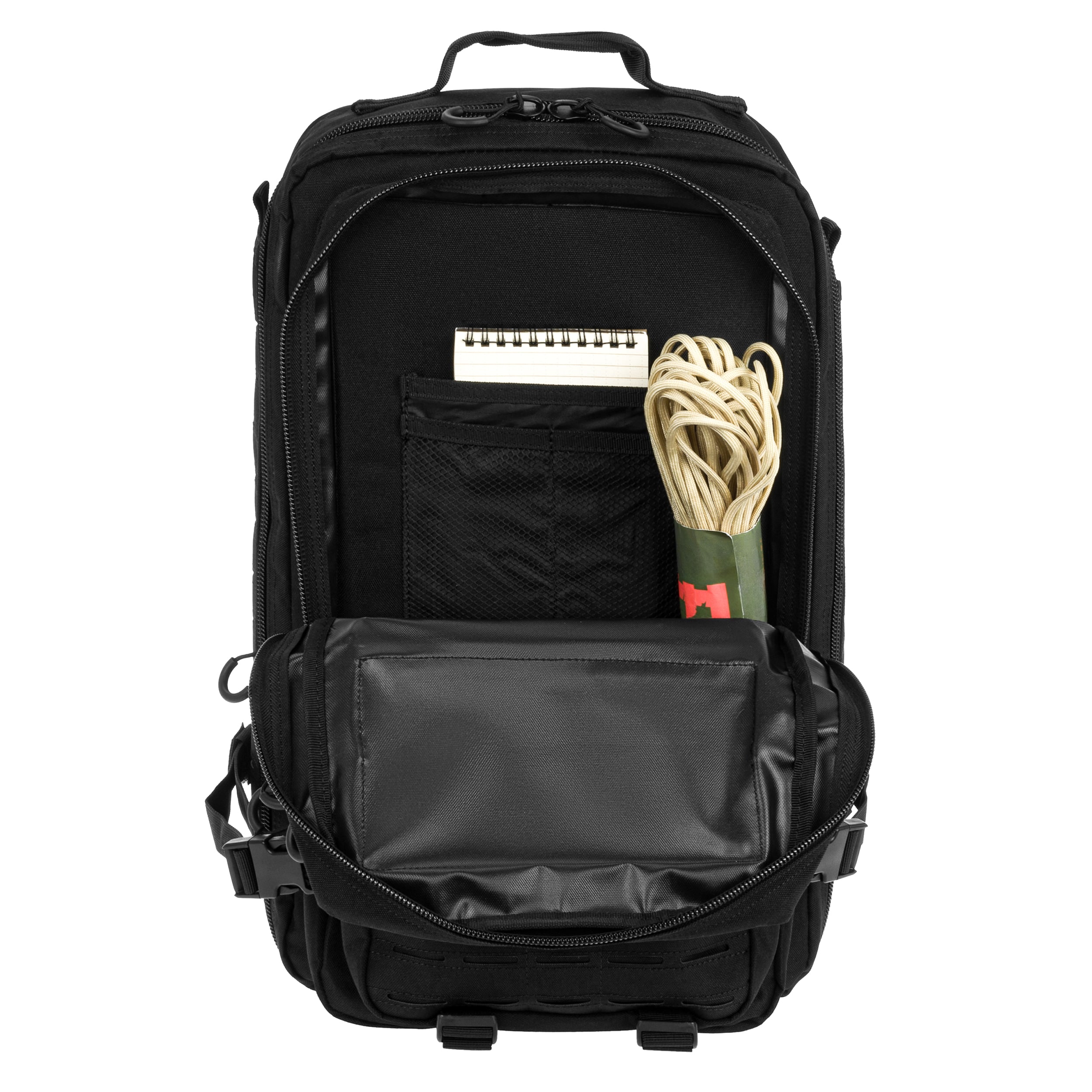 Brytzky Tactical Polygon Large Laser Cut Reppu 36 l - Black