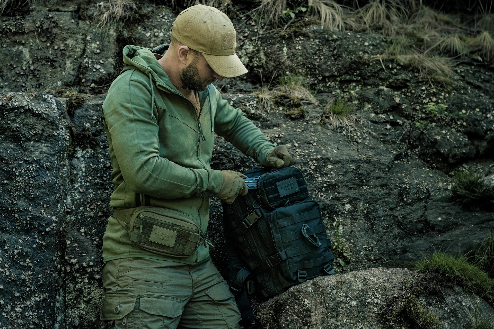 Brytzky Tactical PackMate Vyölaukku - Olive