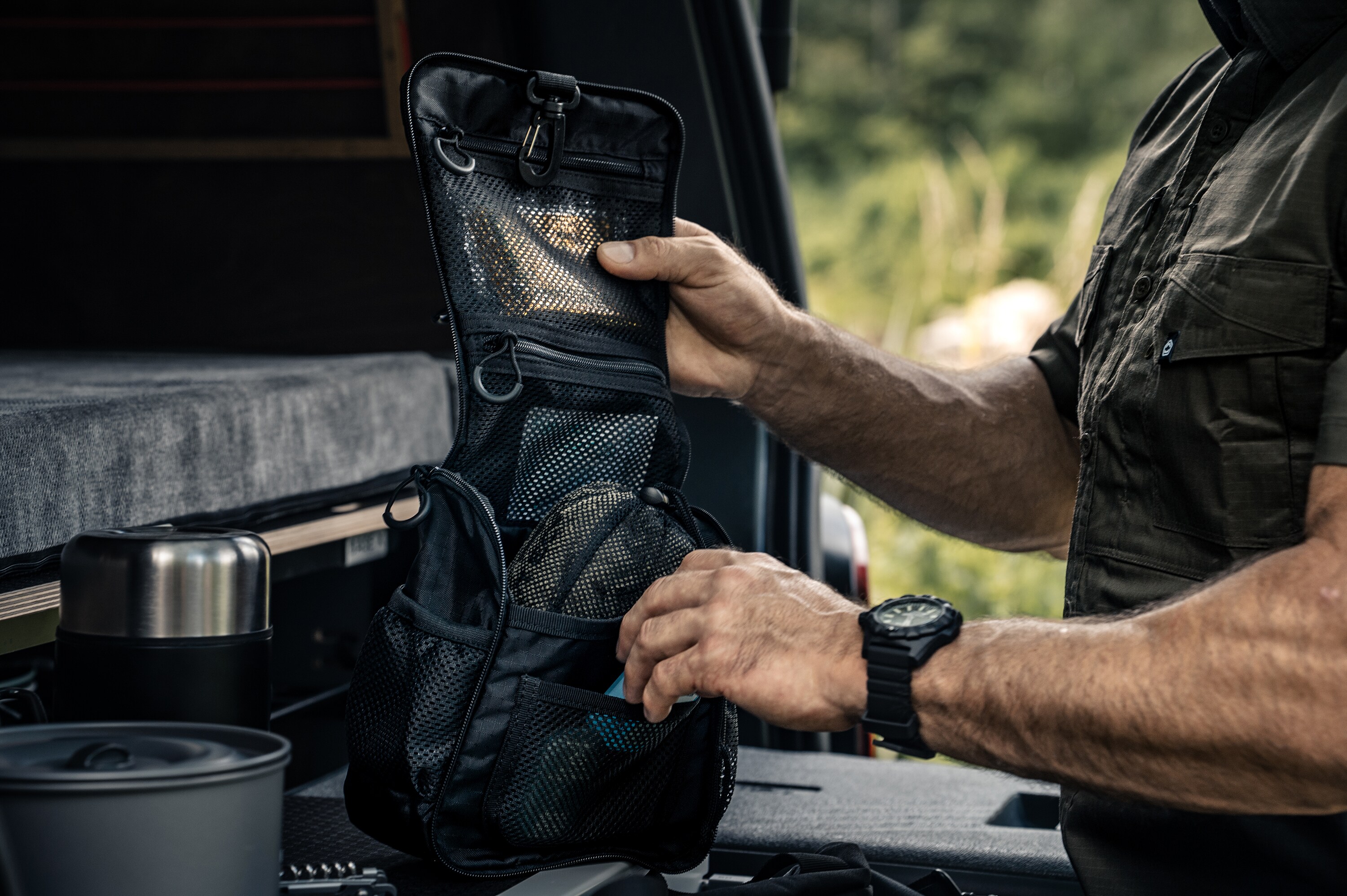 Brytzky Tactical Clean Kosmetiikkalaukku - Black