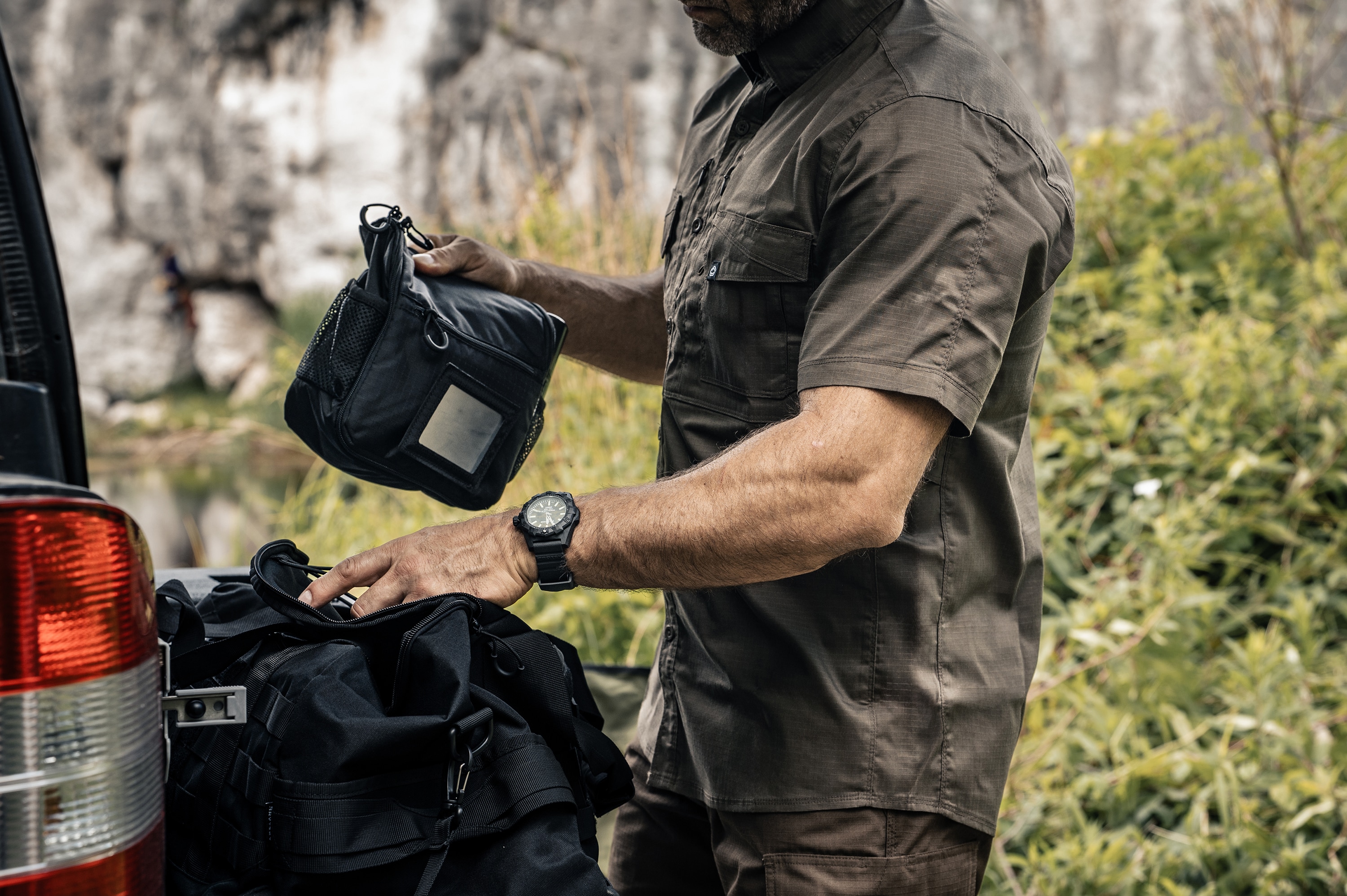 Brytzky Tactical Clean Kosmetiikkalaukku - Black