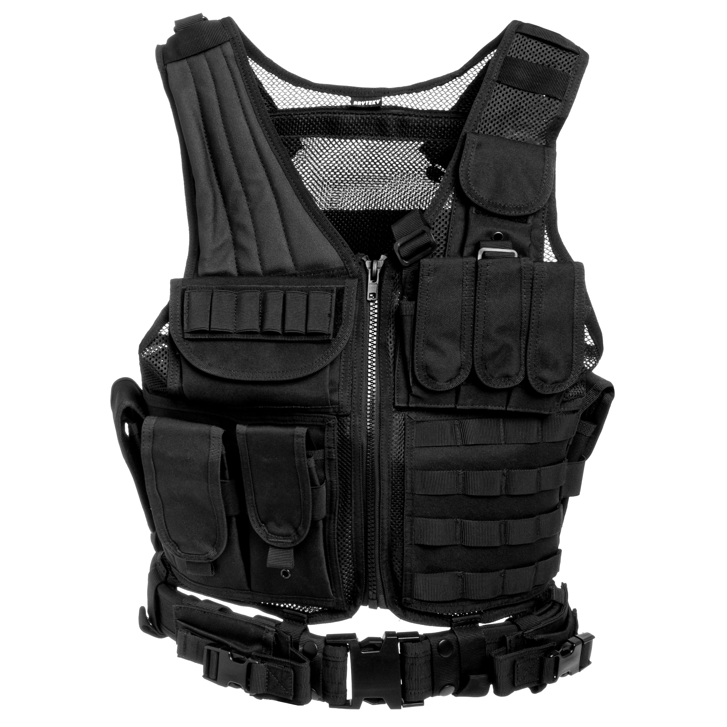 Brytzky Tactical Patrol Guard Taktinen Liivi - Black